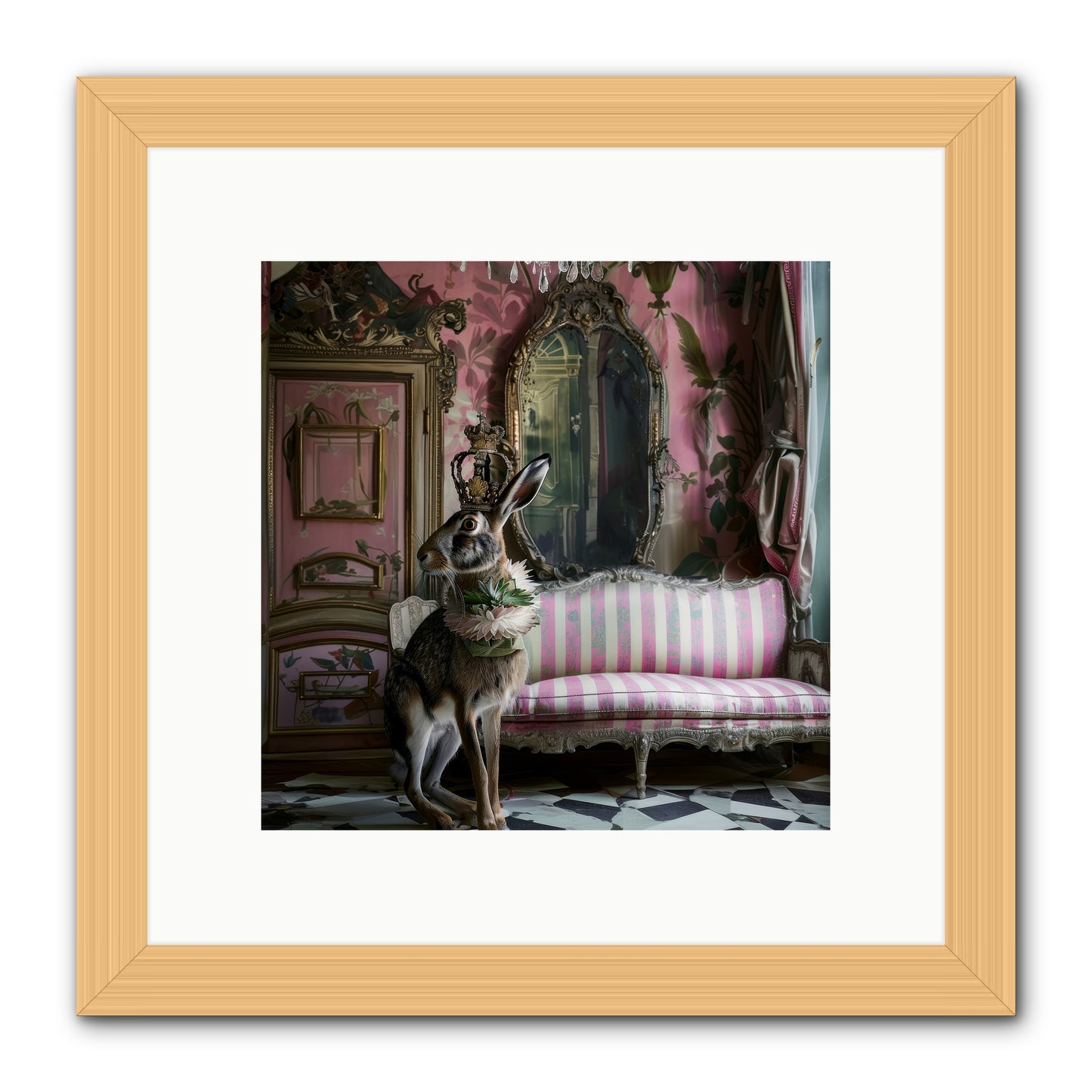 Jonquille -- Framed Print - Natural 10x10
