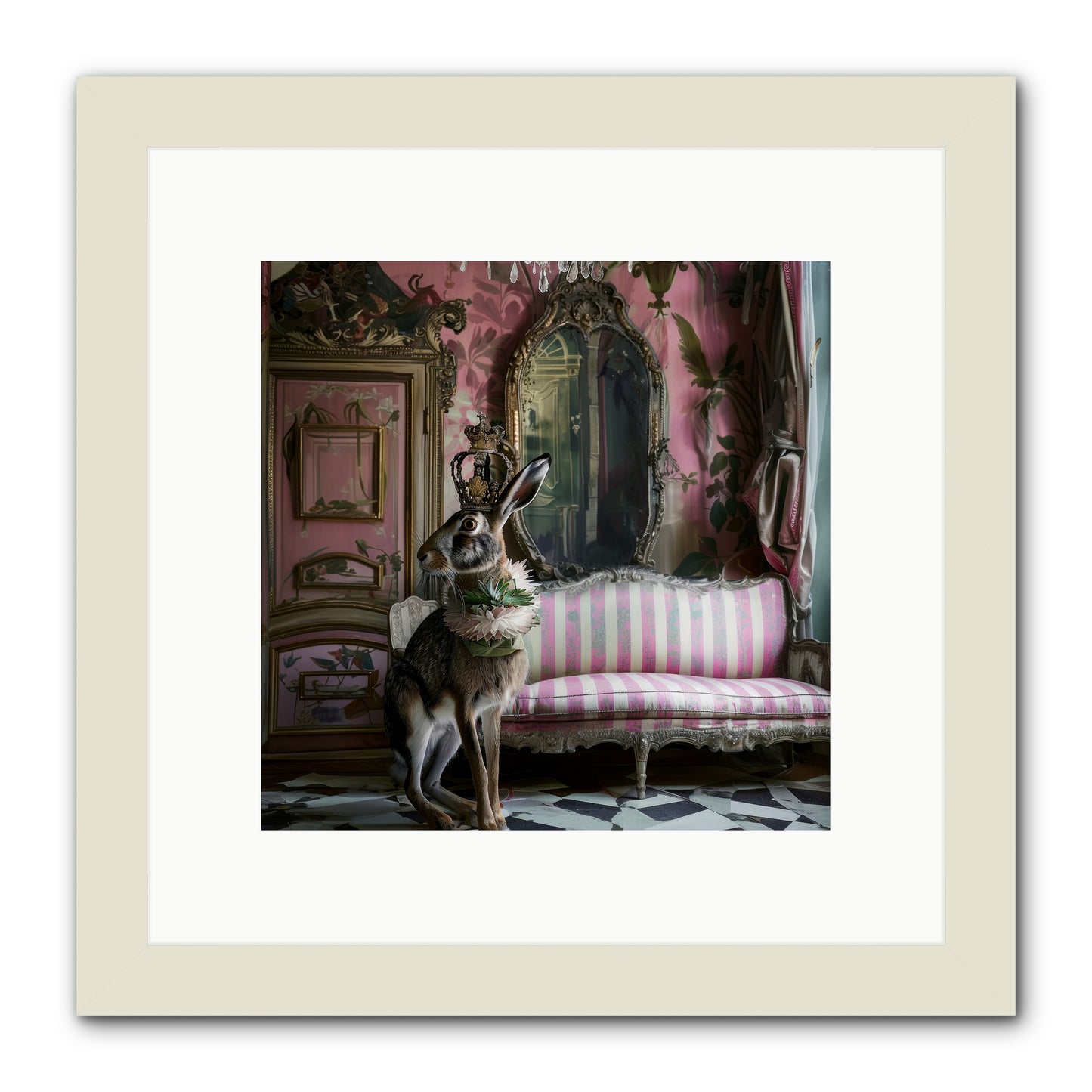 Jonquille -- Framed Print - White 10x10