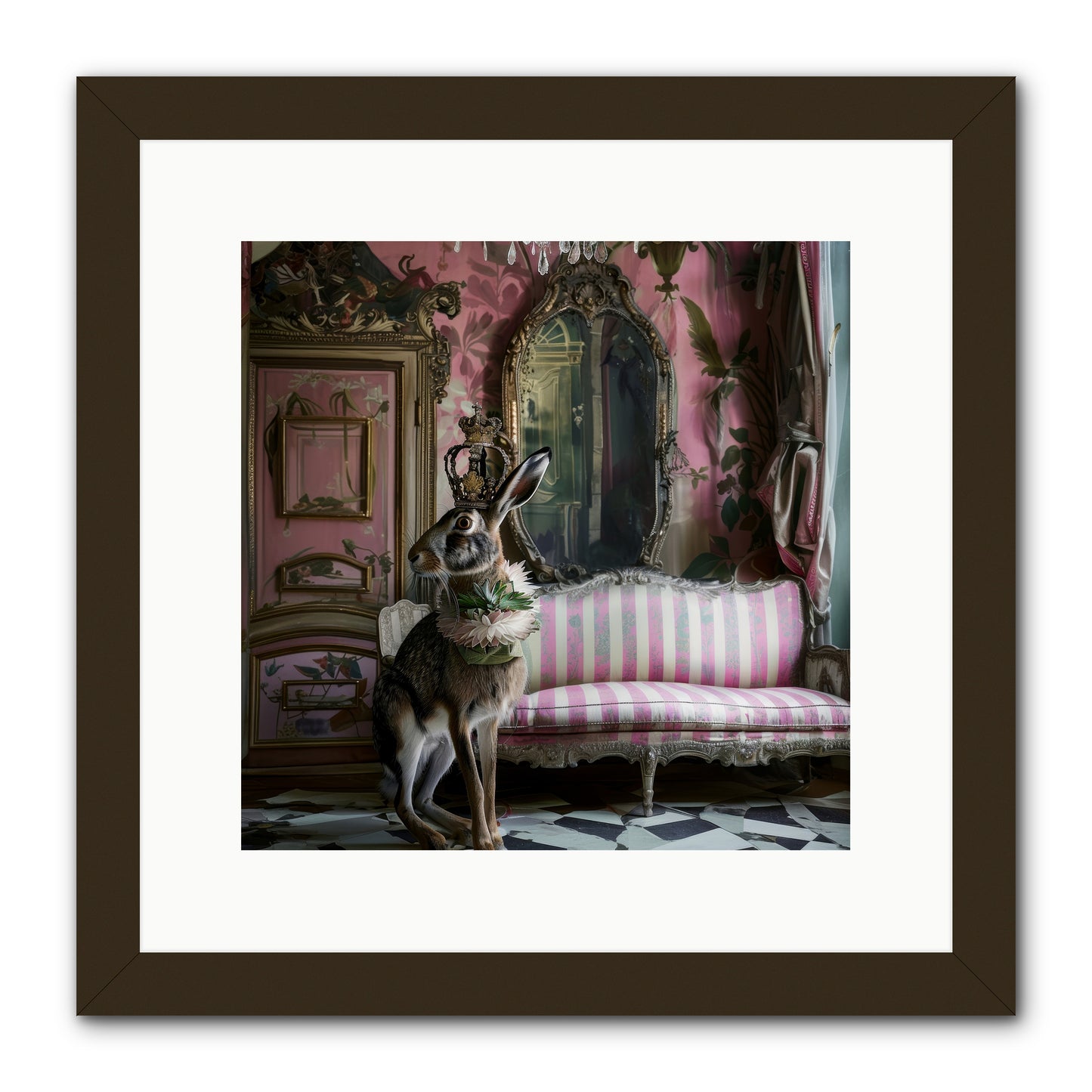 Jonquille -- Framed Print - Black 12x12