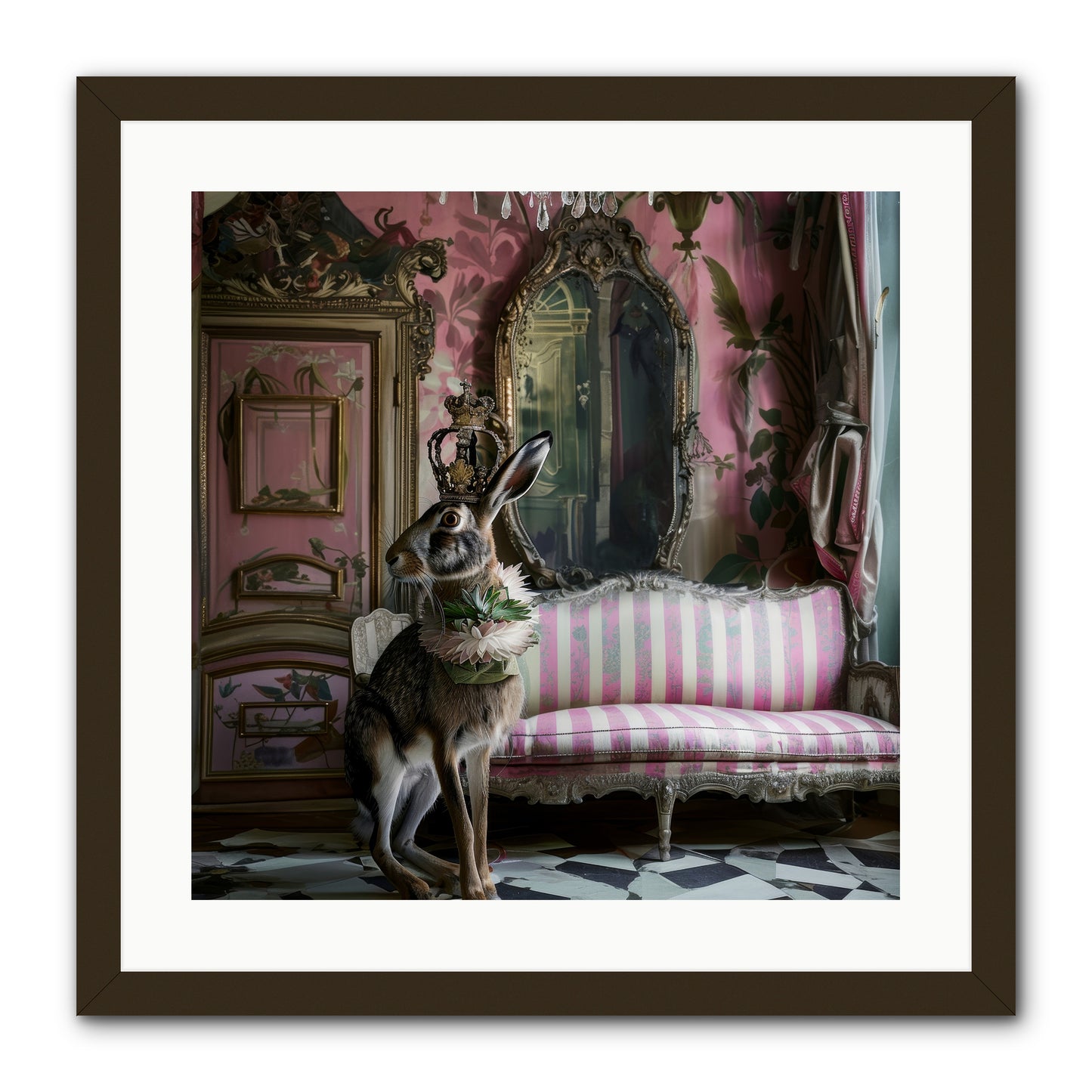 Jonquille -- Framed Print - Black 20x20