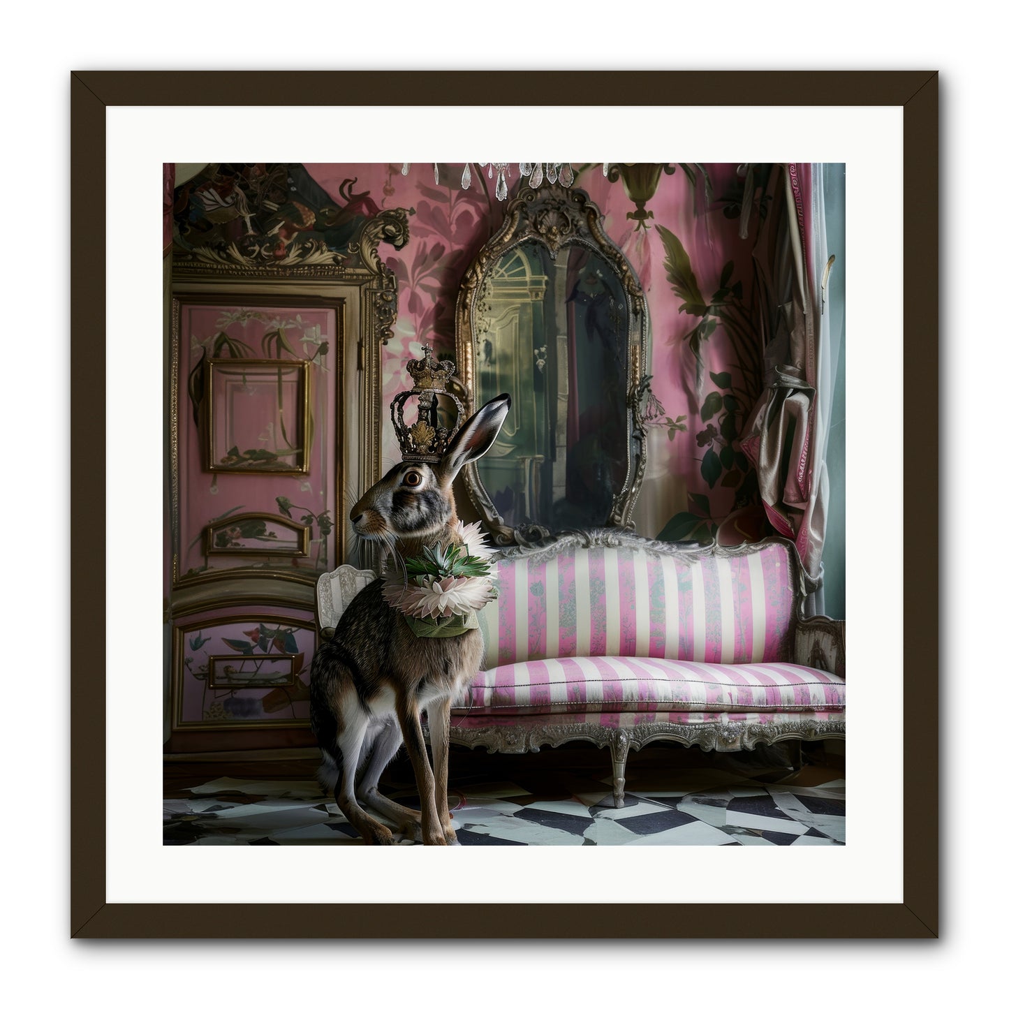 Jonquille -- Framed Print - Black 24x24