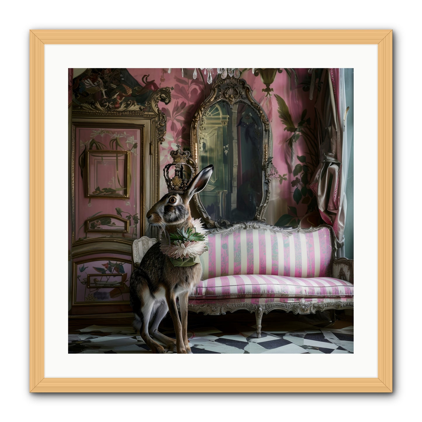 Jonquille -- Framed Print - Natural 24x24