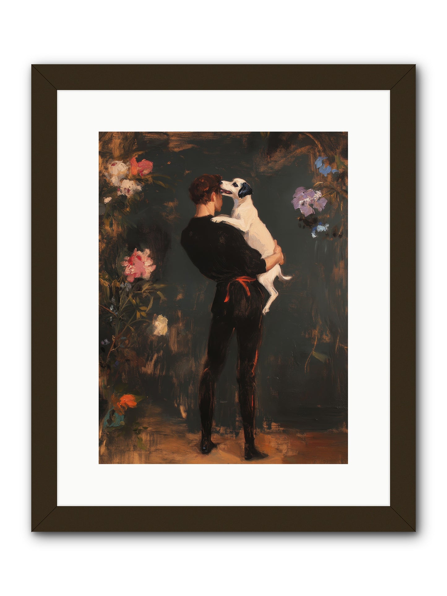 Journey's Best Friend -- Framed Print - Black 12x16