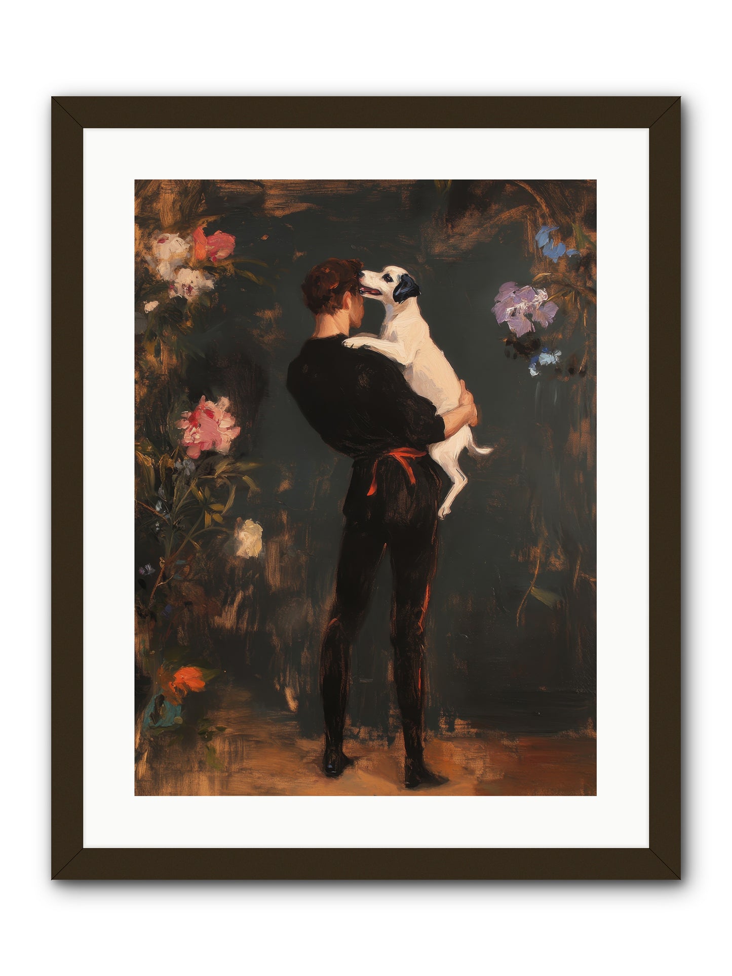 Journey's Best Friend -- Framed Print - Black 18x24