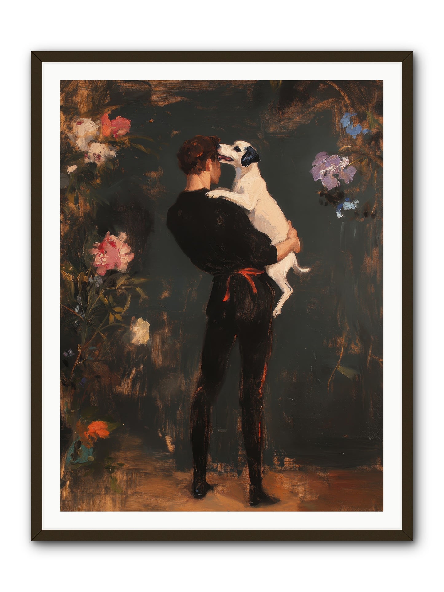 Journey's Best Friend -- Framed Print - Black 36x48