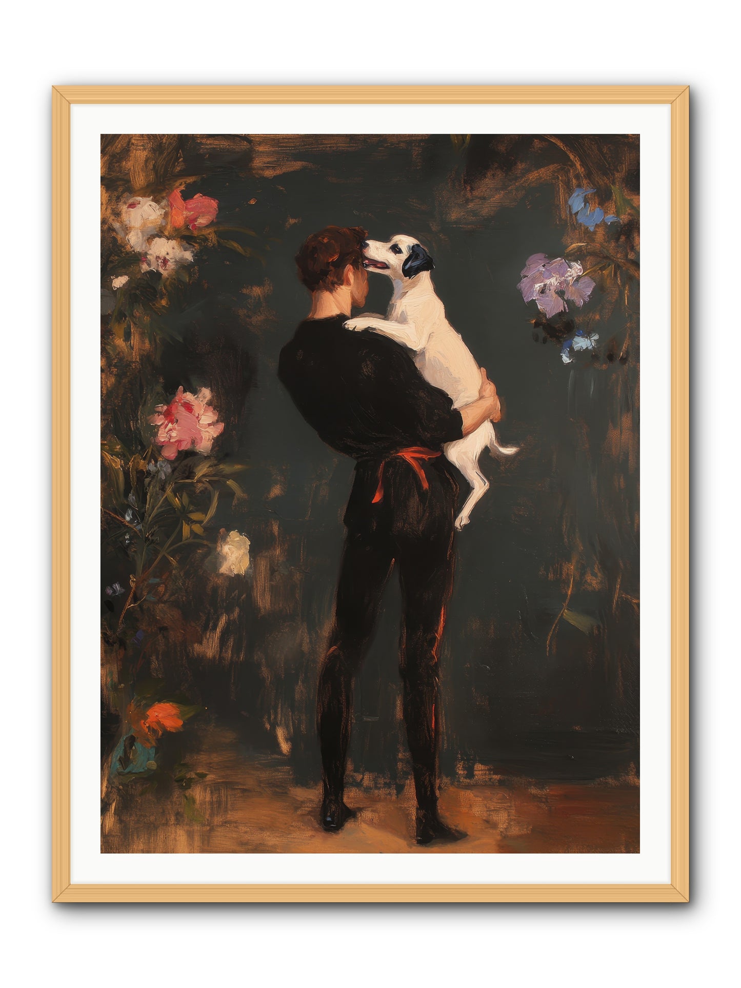 Journey's Best Friend -- Framed Print - Natural 36x48