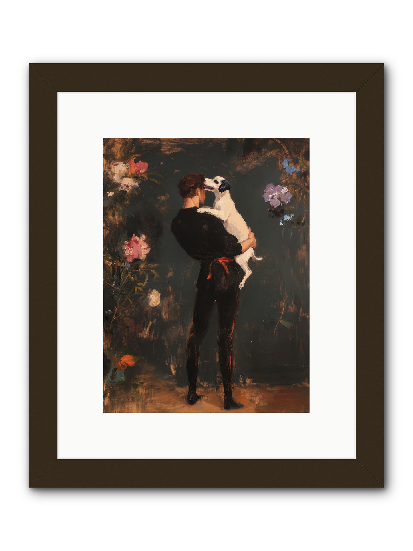 Journey's Best Friend -- Framed Print - Black 9x12