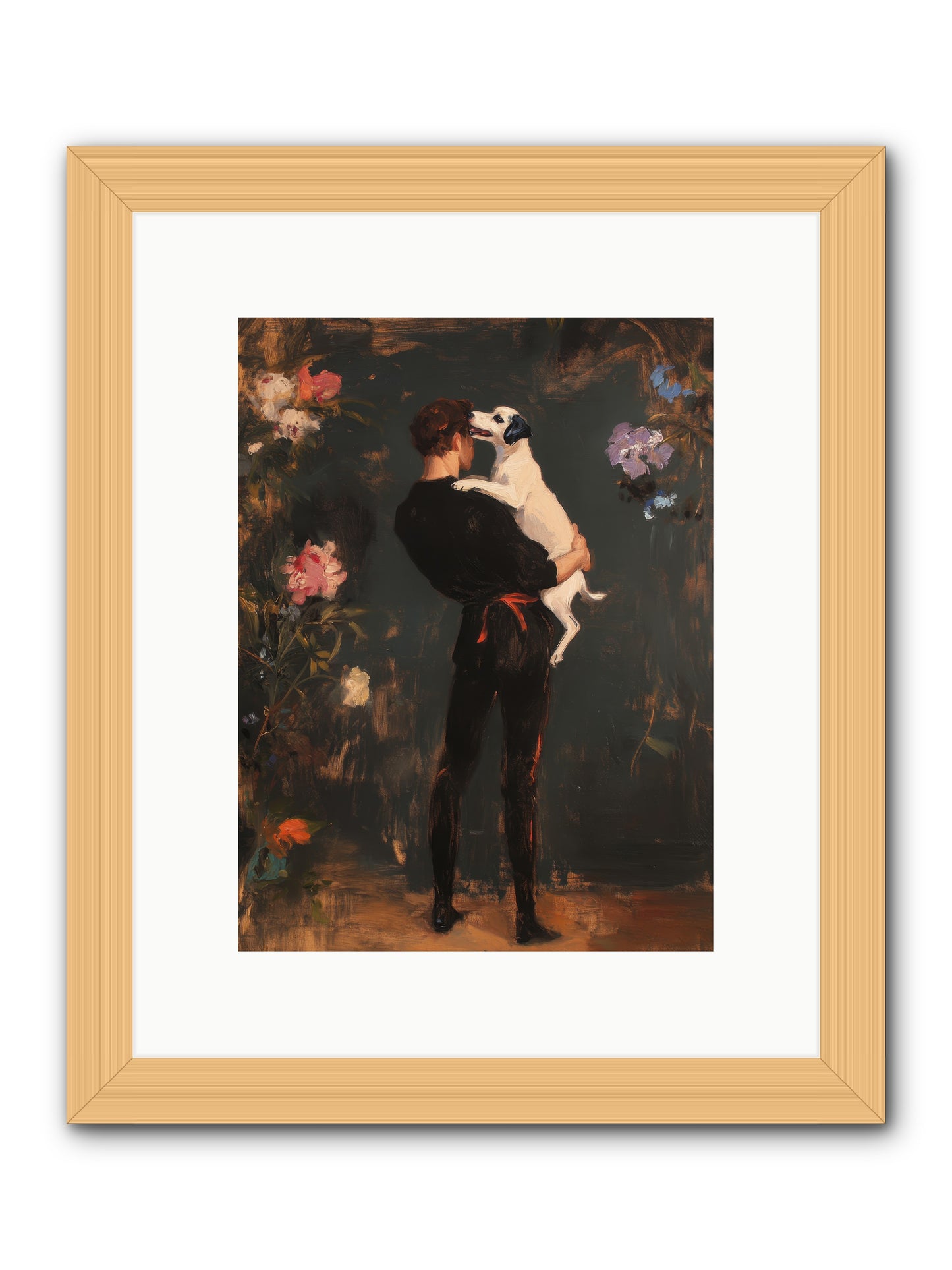 Journey's Best Friend -- Framed Print - Natural 9x12