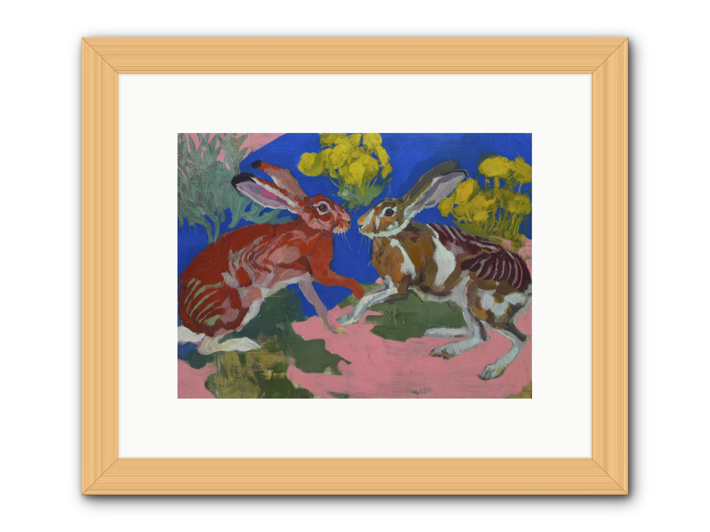 Joy Remembered Us -- Framed Print - Natural 12x9