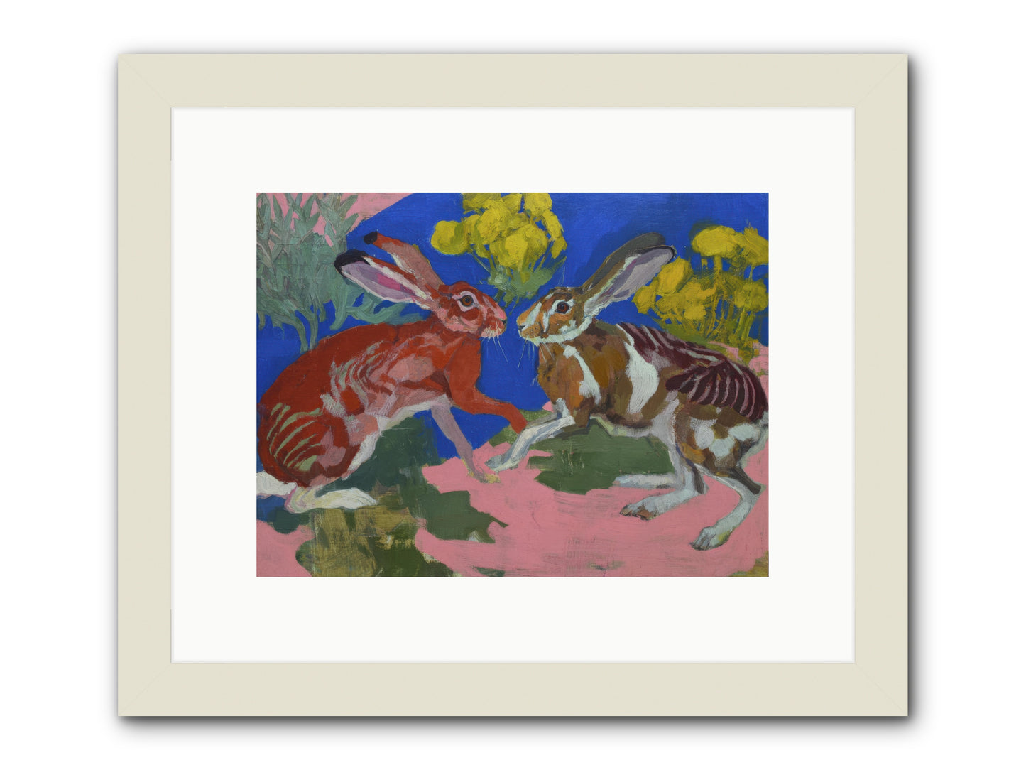 Joy Remembered Us -- Framed Print - White 12x9