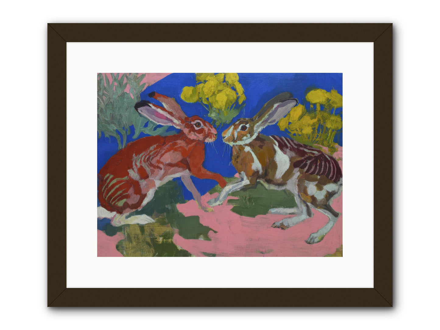 Joy Remembered Us -- Framed Print - Black 16x12