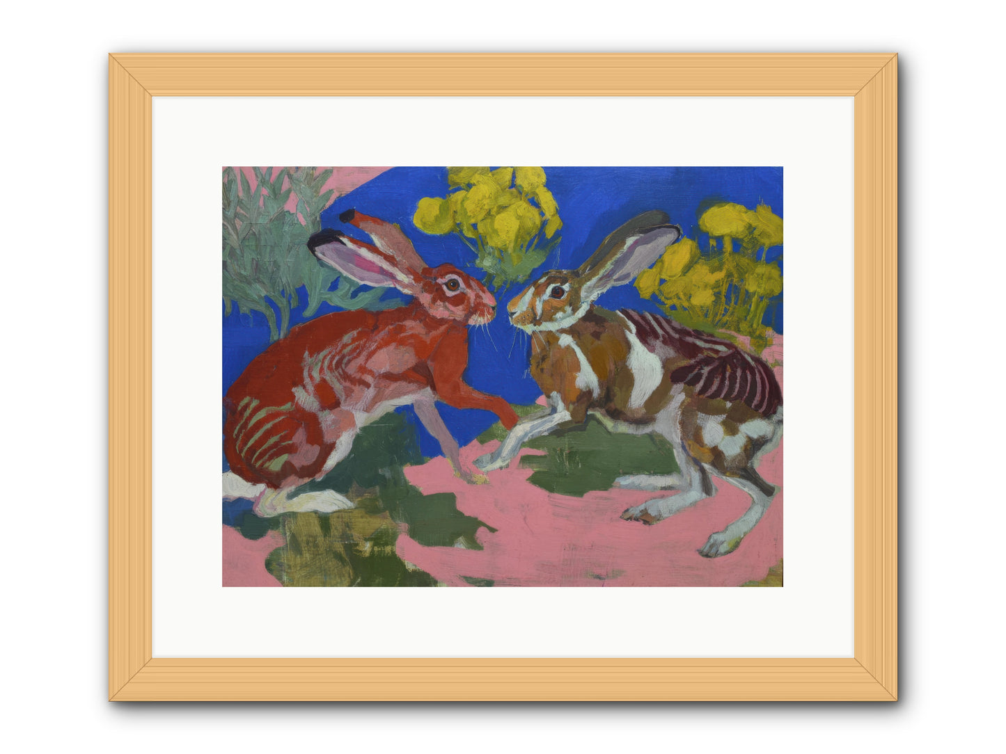 Joy Remembered Us -- Framed Print - Natural 16x12