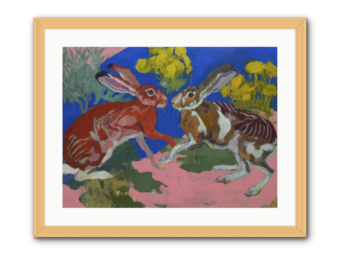 Joy Remembered Us -- Framed Print - Natural 24x18