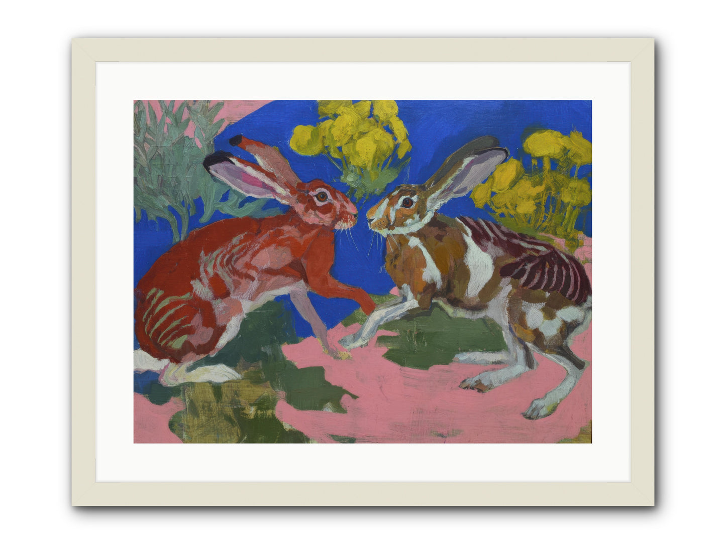 Joy Remembered Us -- Framed Print - White 24x18