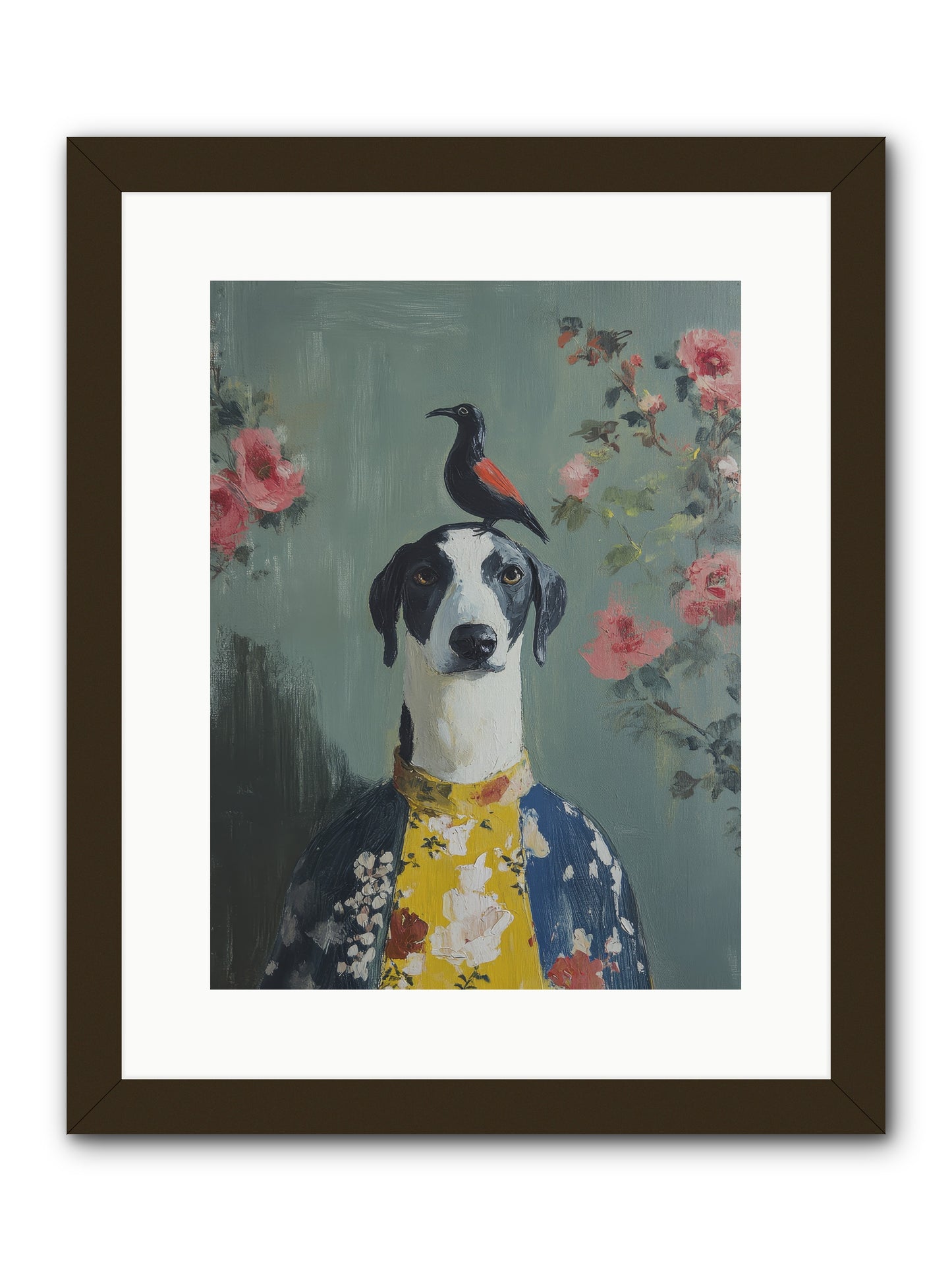 Joy Without End -- Framed Print - Black 12x16