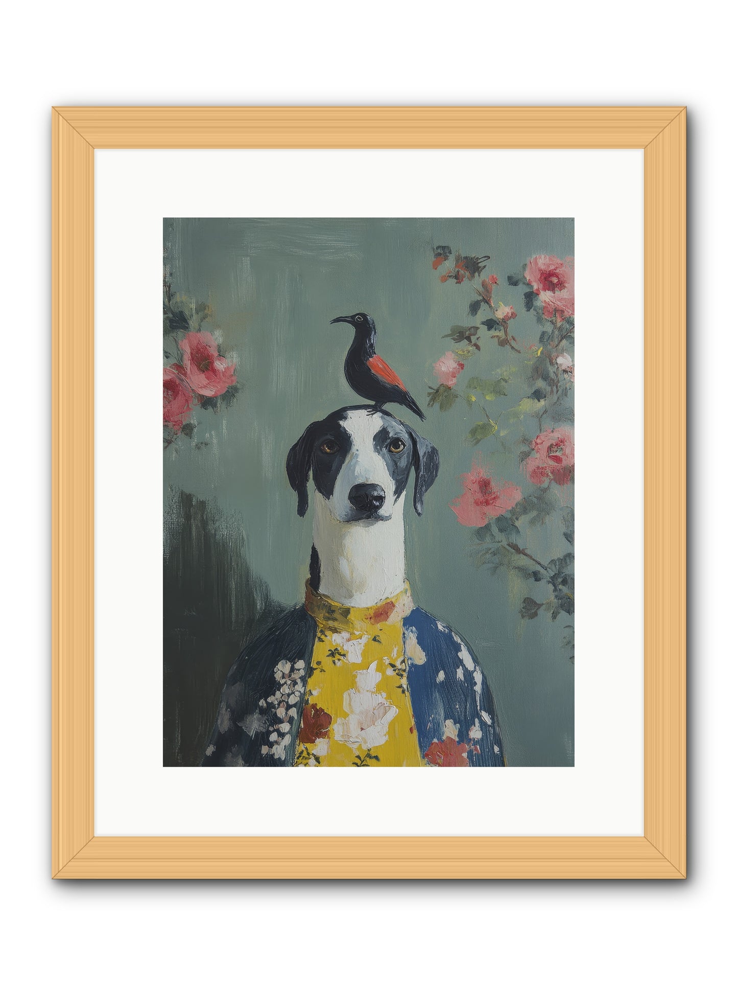 Joy Without End -- Framed Print - Natural 12x16