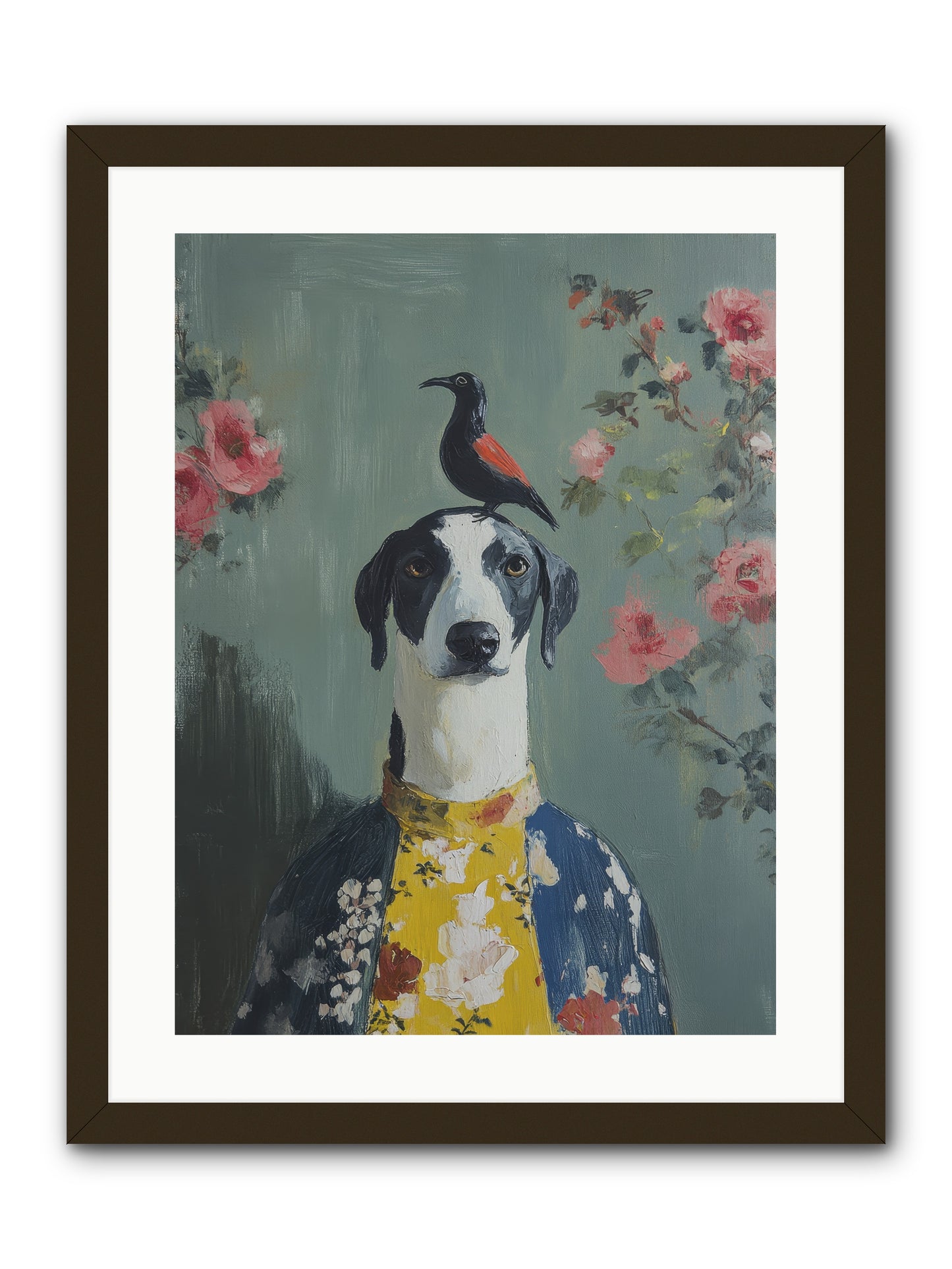 Joy Without End -- Framed Print - Black 18x24