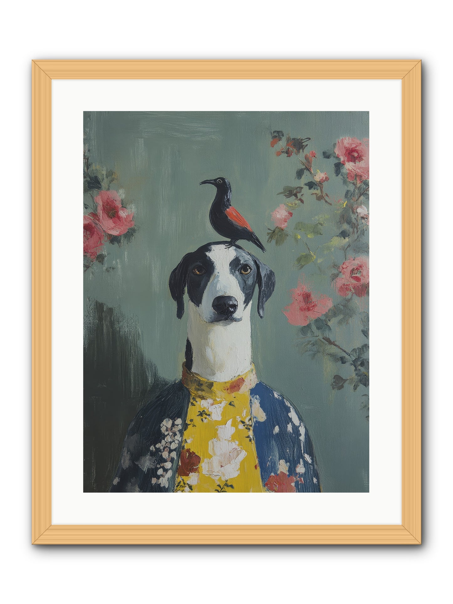 Joy Without End -- Framed Print - Natural 18x24