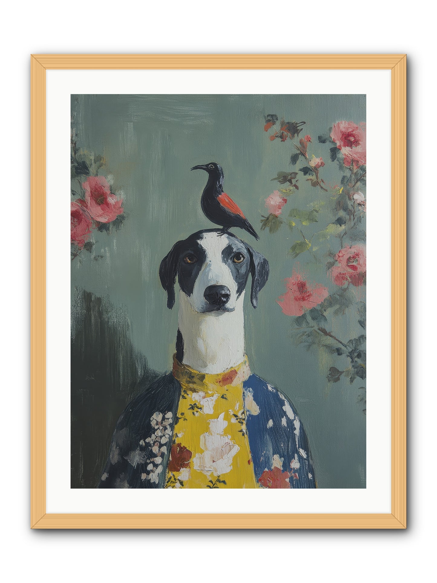 Joy Without End -- Framed Print - Natural 24x32