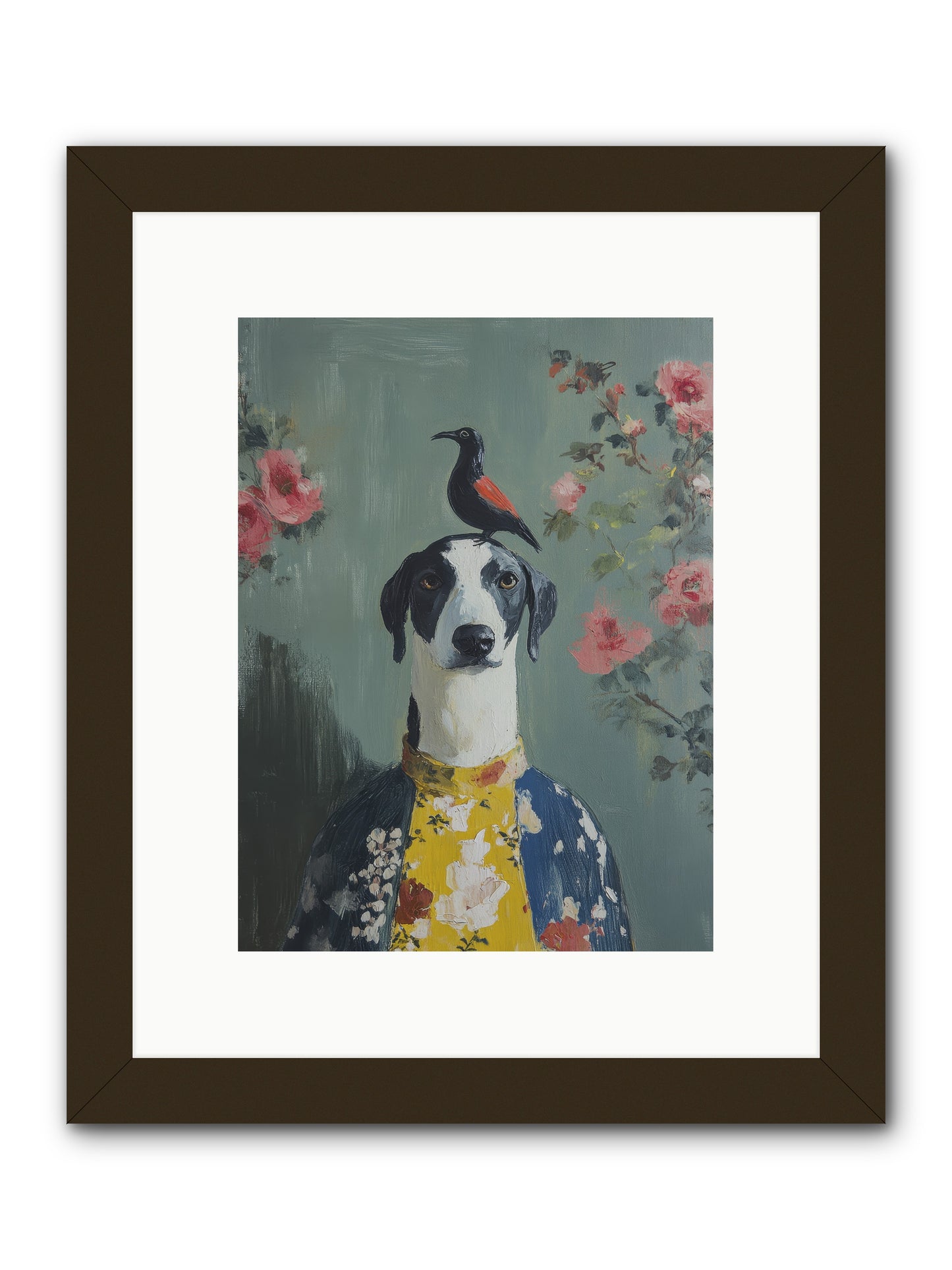 Joy Without End -- Framed Print - Black 9x12
