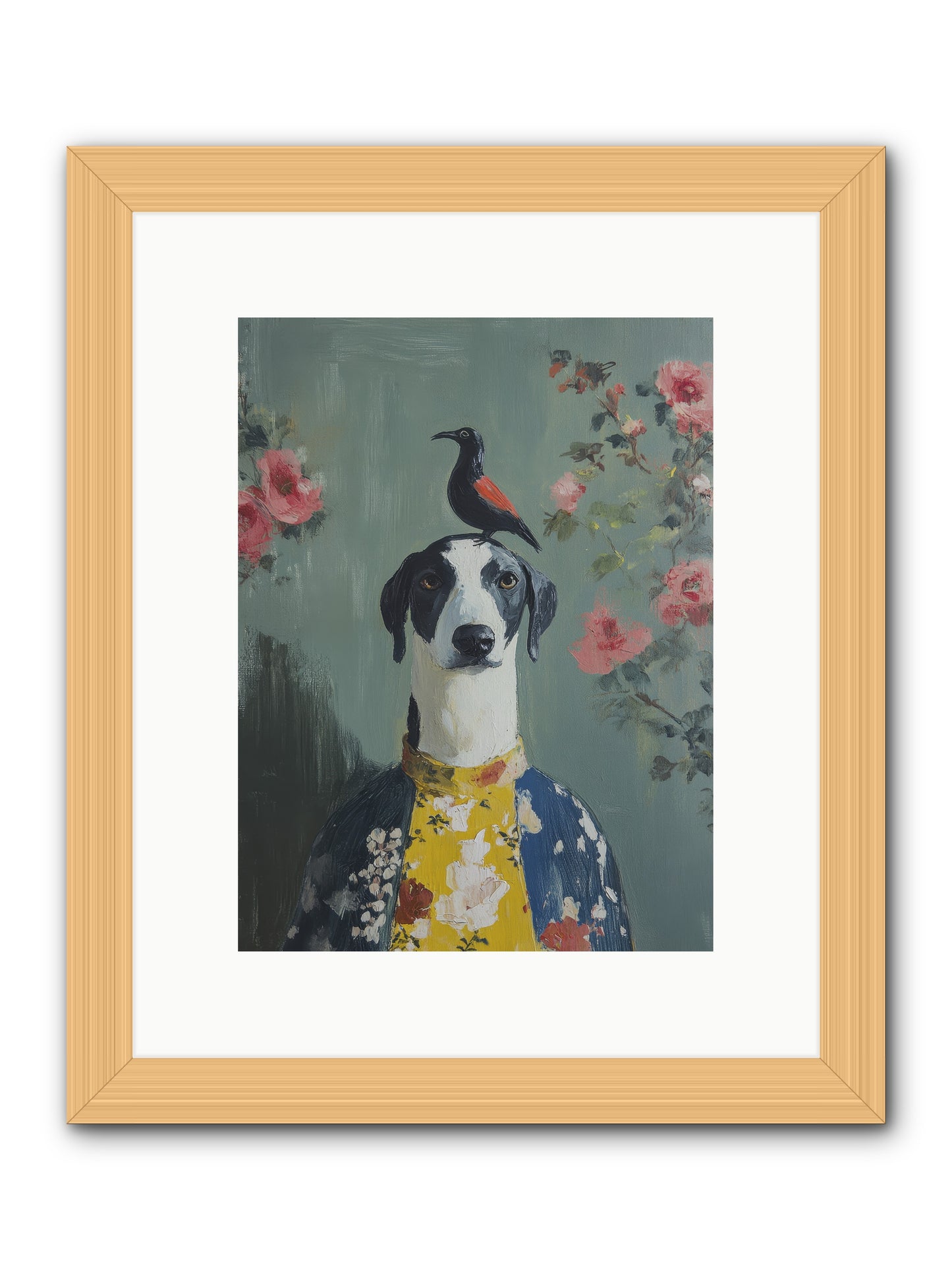 Joy Without End -- Framed Print - Natural 9x12