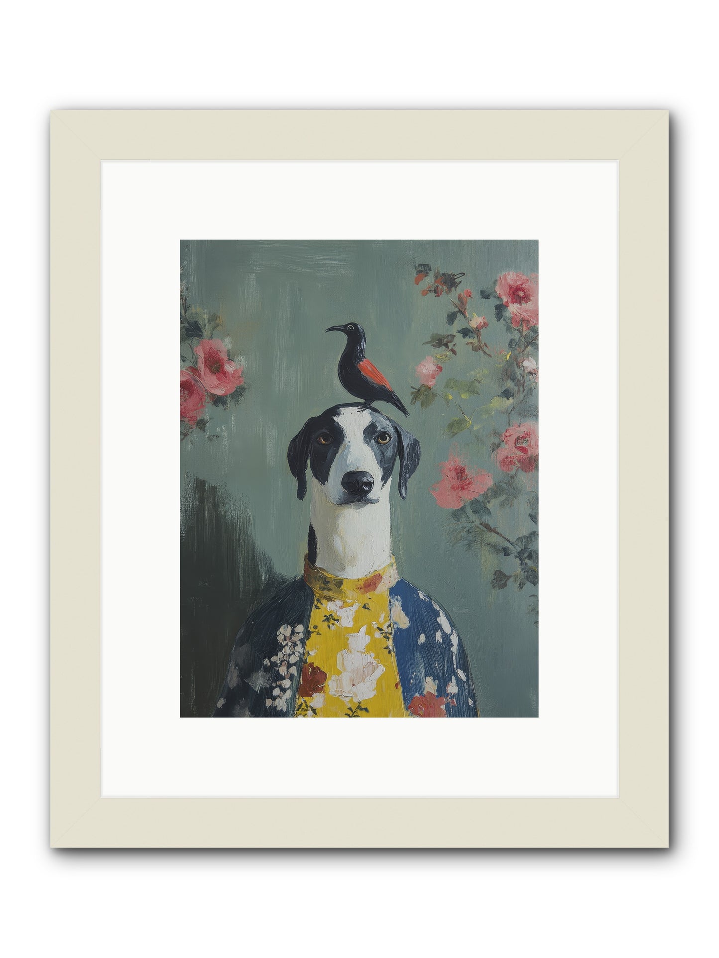 Joy Without End -- Framed Print - White 9x12