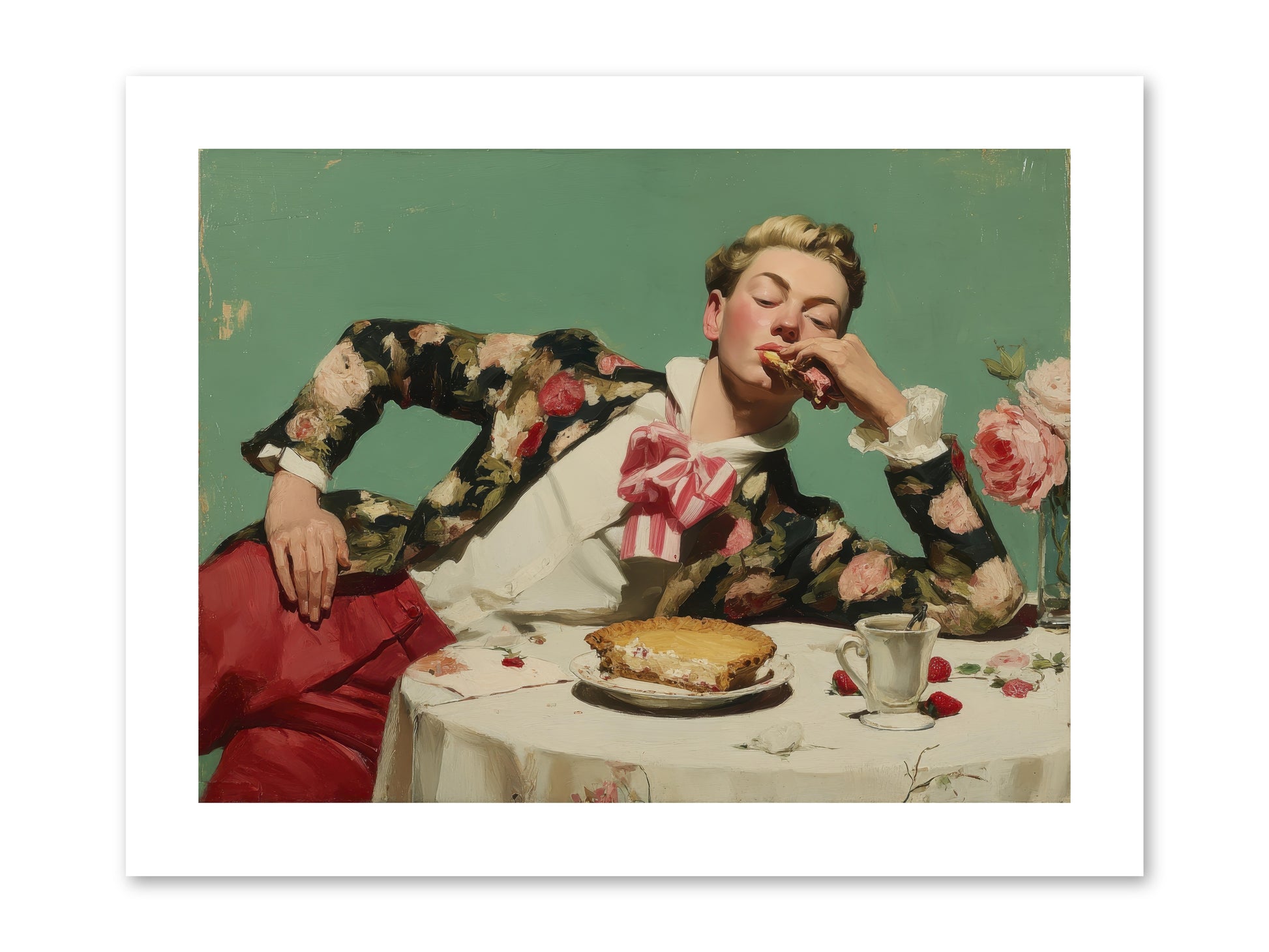 Joyful Expectation -- Paper Print 12x9