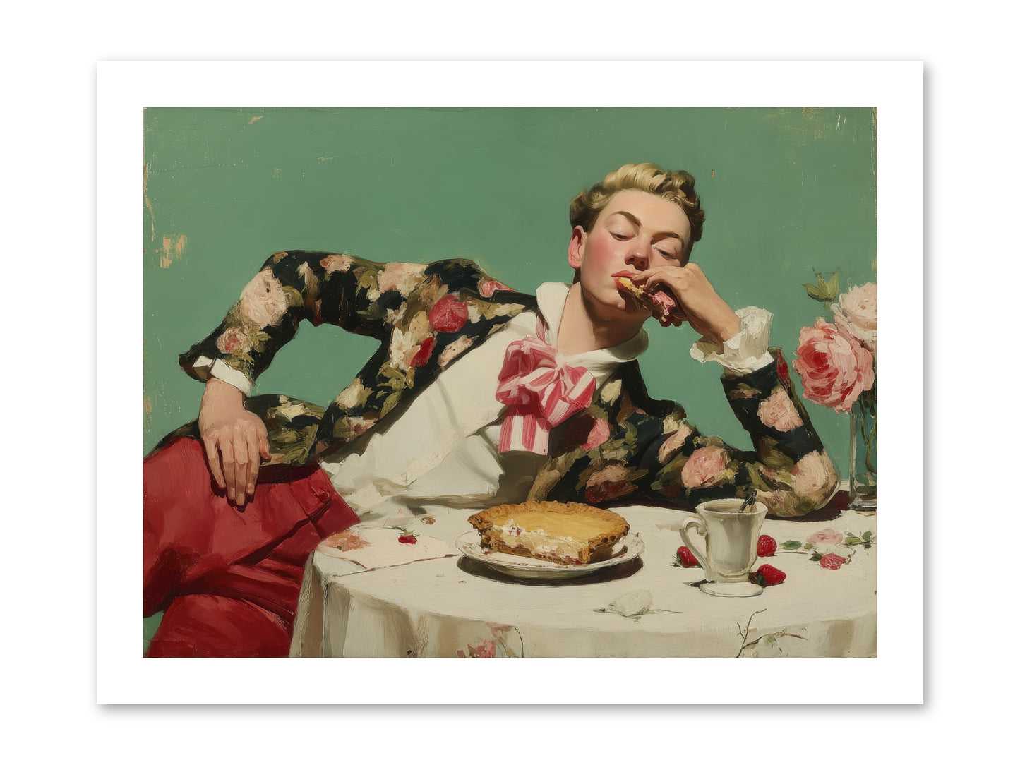Joyful Expectation -- Loose Canvas Print 16x12