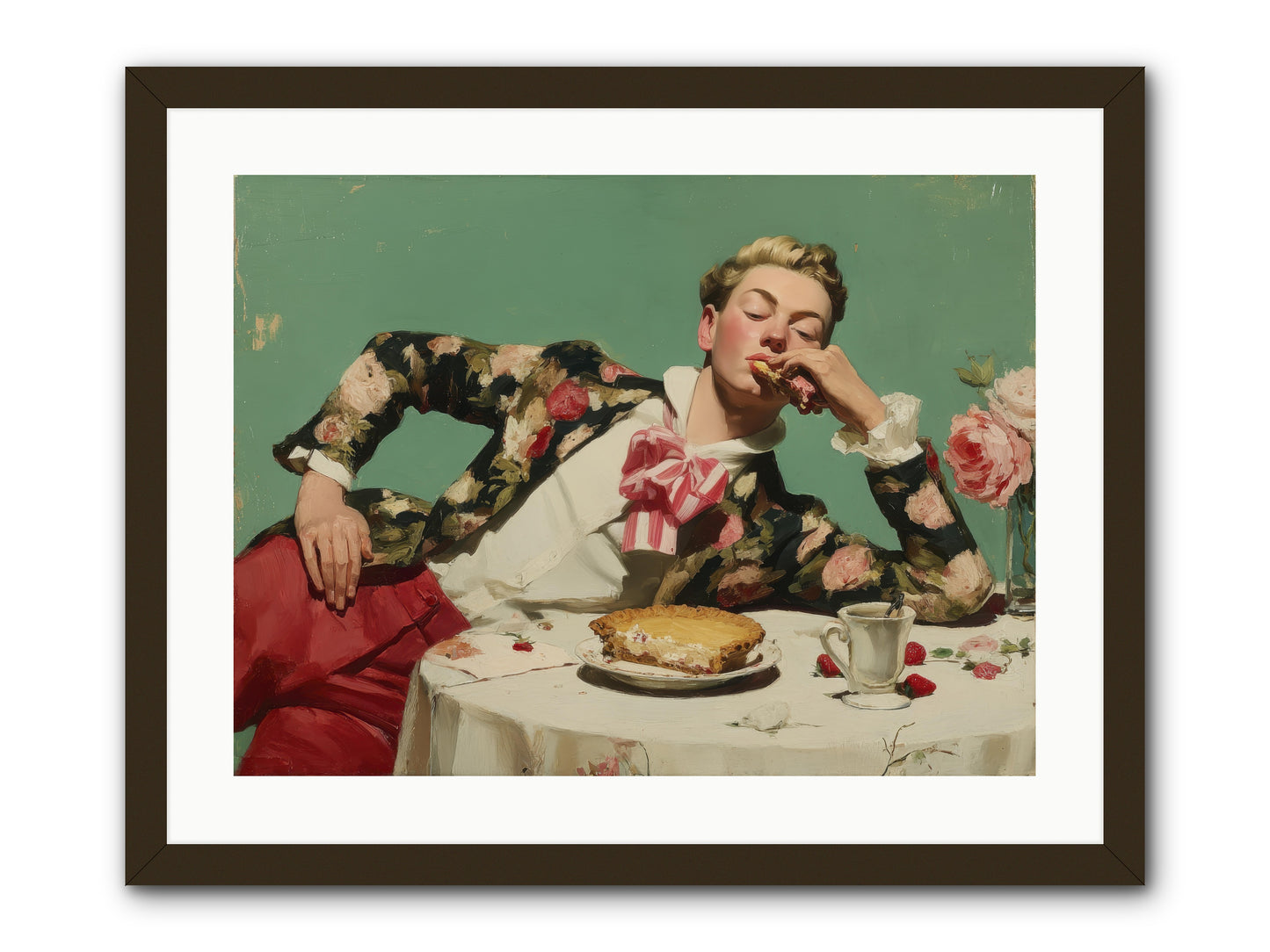 Joyful Expectation -- Framed Print - Black 24x18