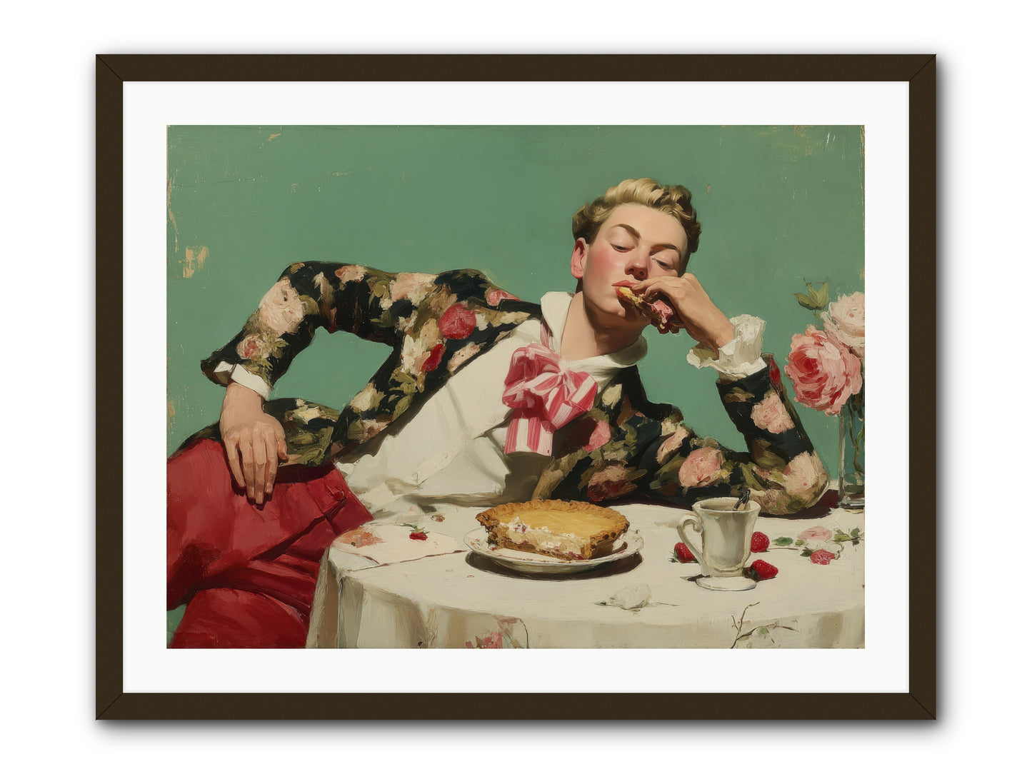 Joyful Expectation -- Framed Print - Black 32x24