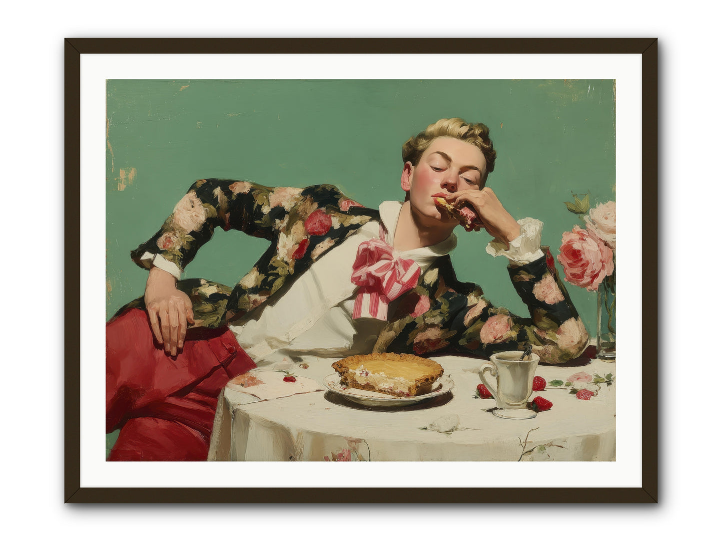 Joyful Expectation -- Framed Print - Black 40x30