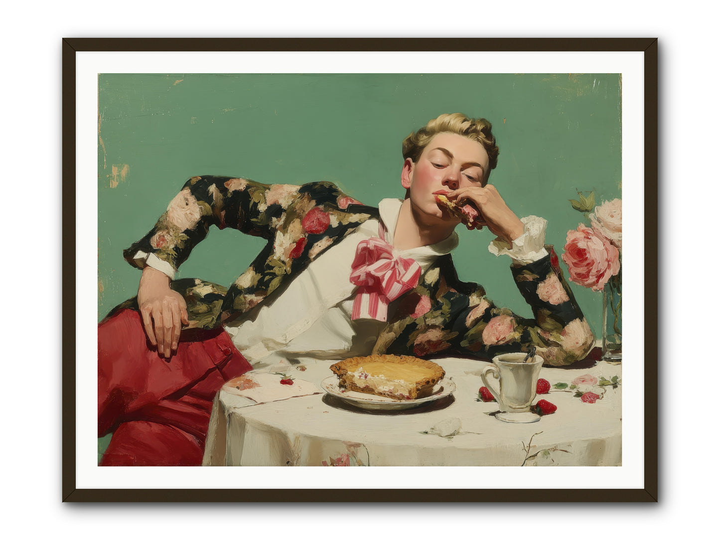 Joyful Expectation -- Framed Print - Black 48x36