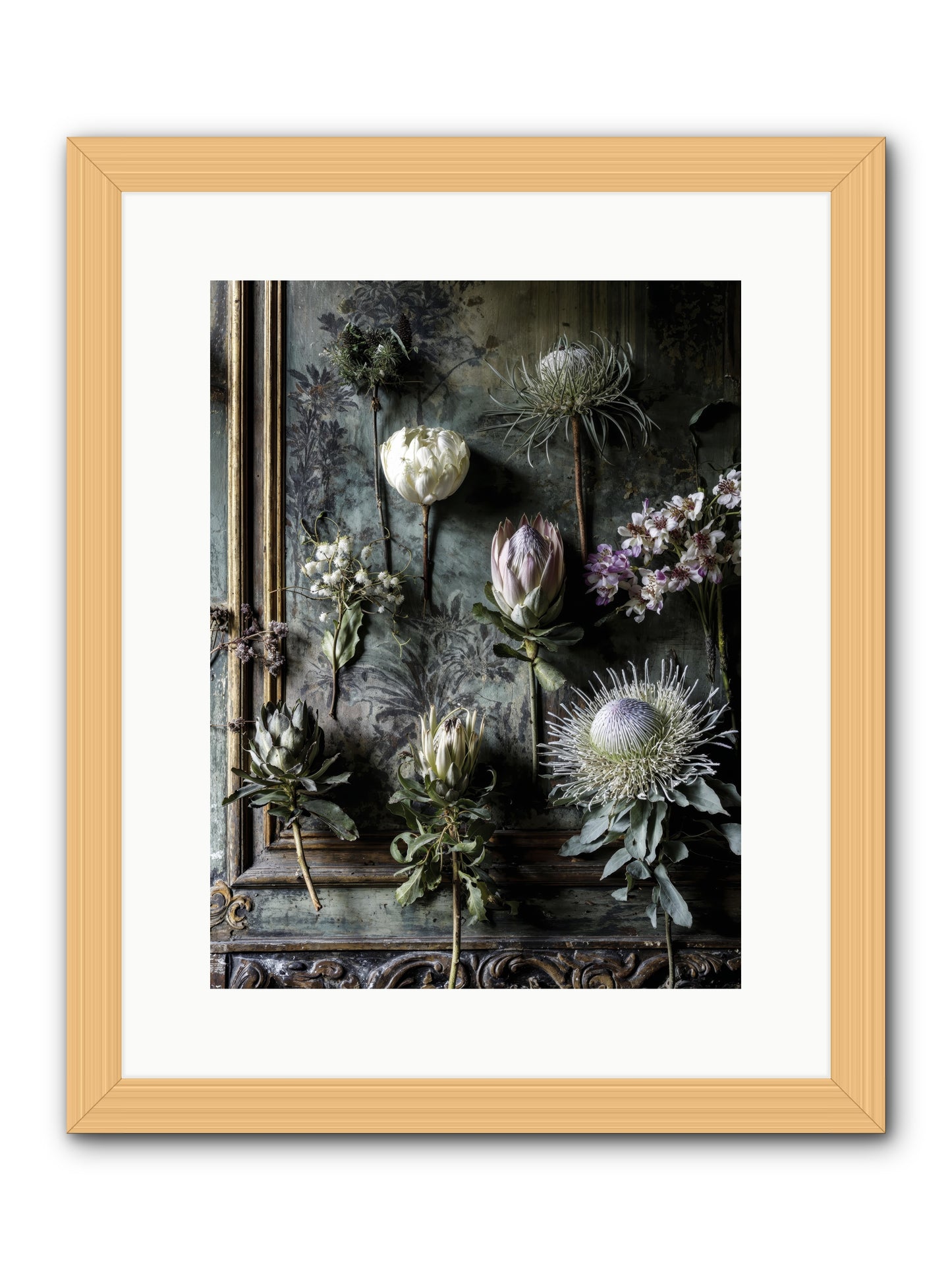Joy's Beautiful Melancholy -- Framed Print - Natural 12x16