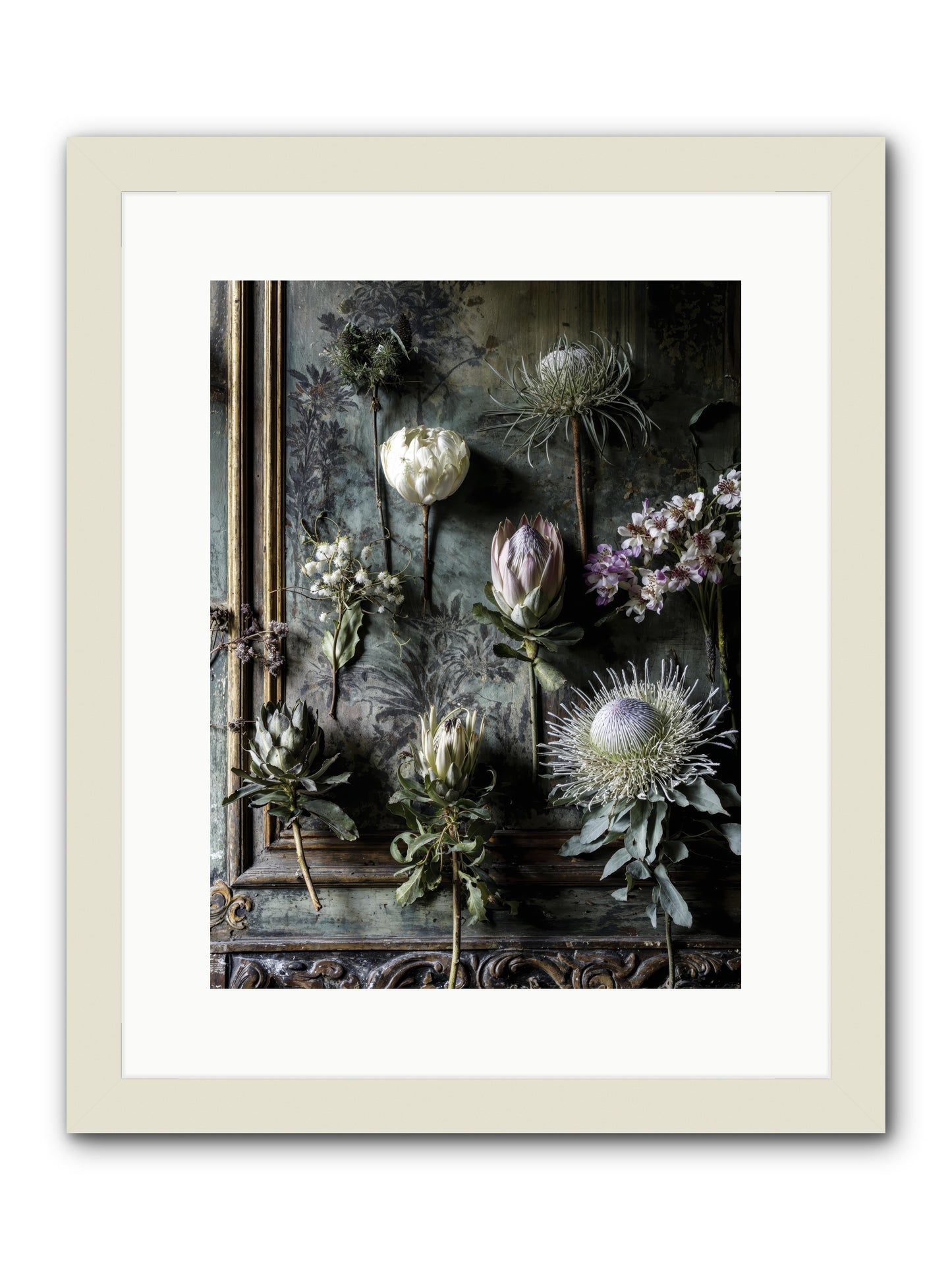 Joy's Beautiful Melancholy -- Framed Print - White 12x16
