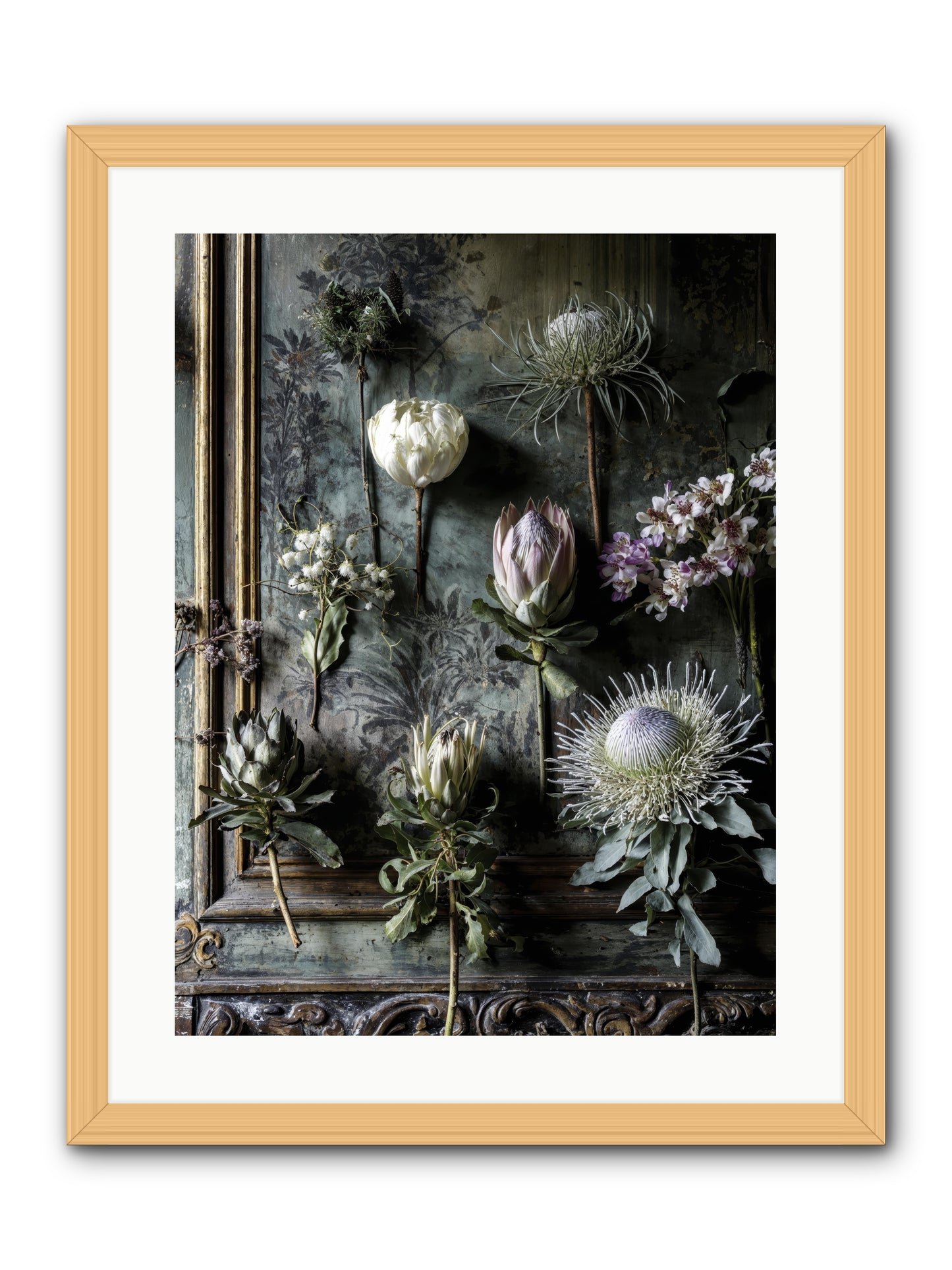 Joy's Beautiful Melancholy -- Framed Print - Natural 18x24