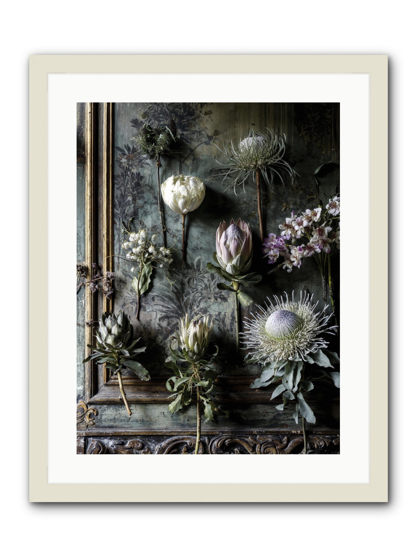 Joy's Beautiful Melancholy -- Framed Print - White 18x24