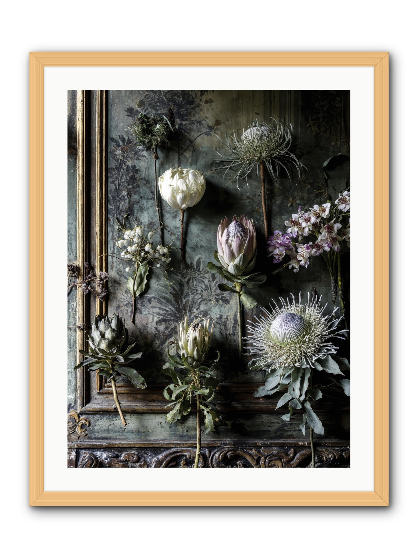 Joy's Beautiful Melancholy -- Framed Print - Natural 24x32