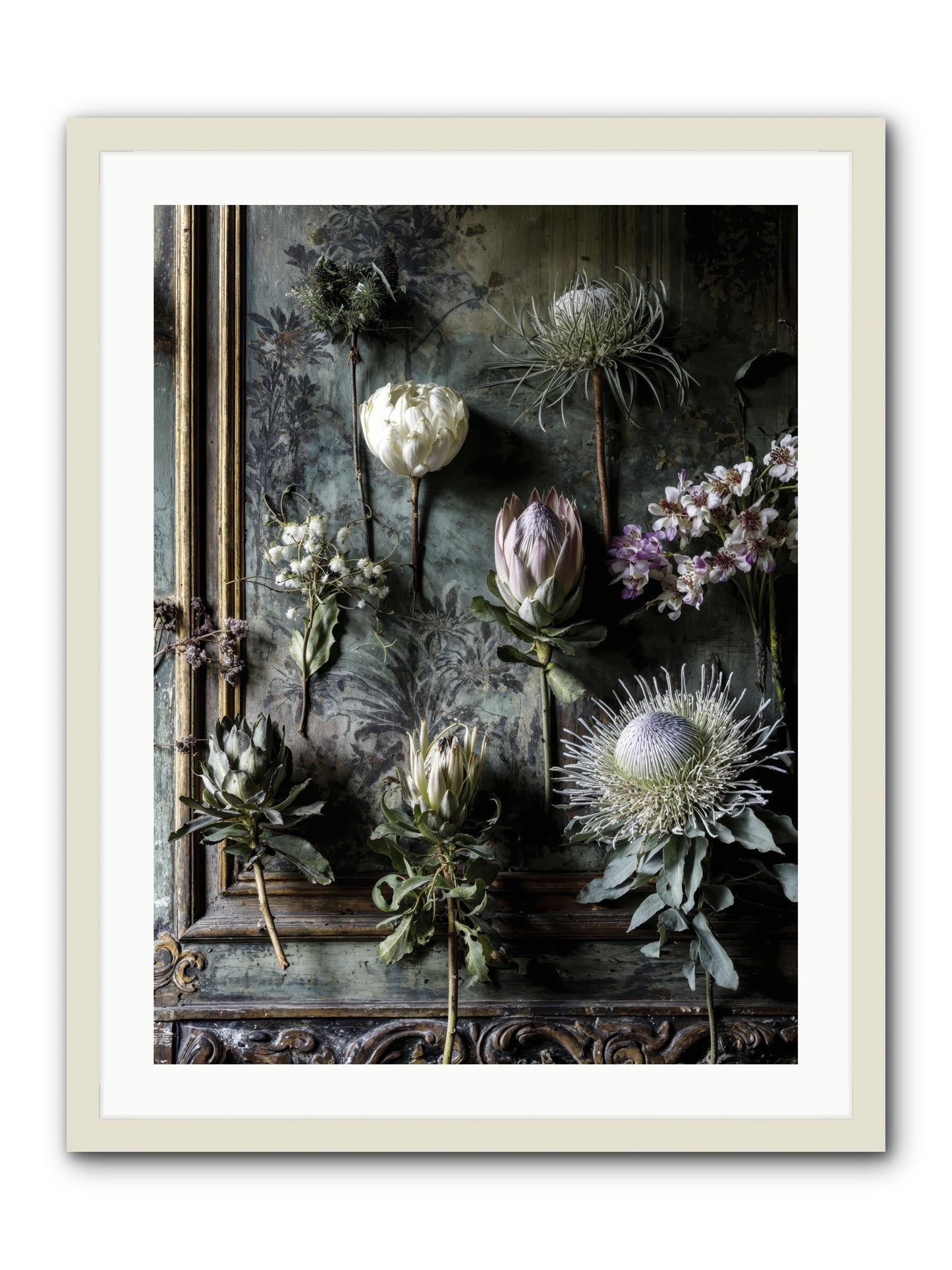 Joy's Beautiful Melancholy -- Framed Print - White 24x32