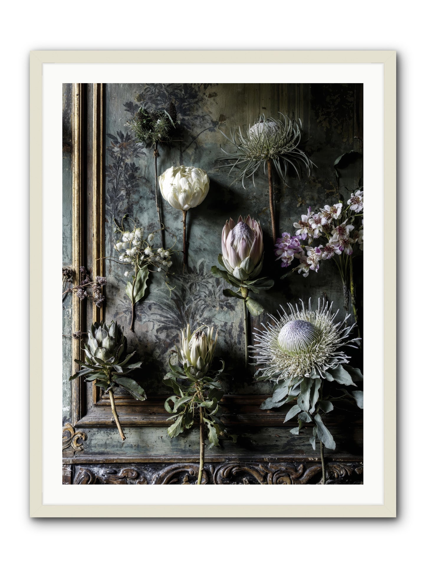 Joy's Beautiful Melancholy -- Framed Print - White 30x40