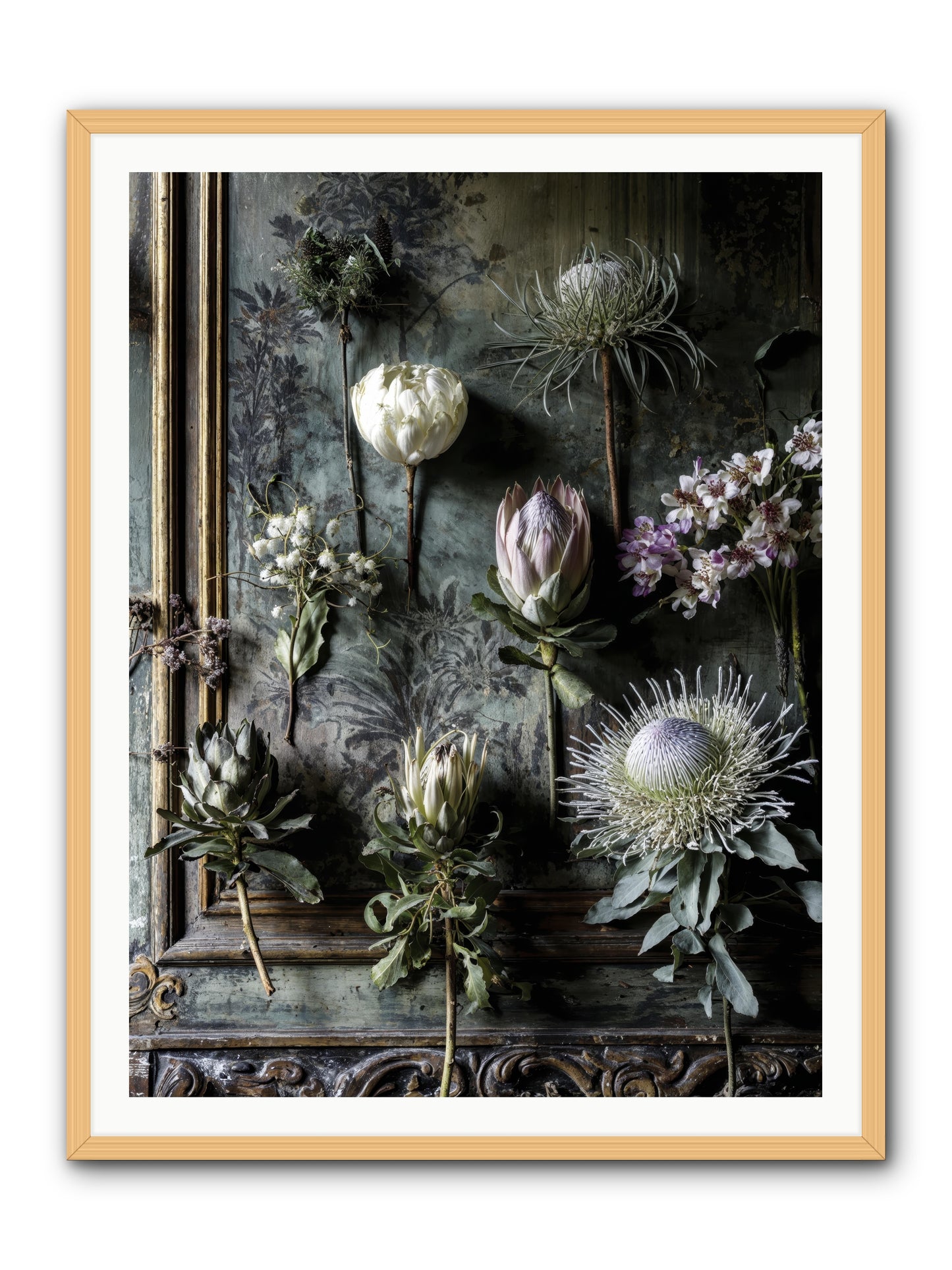 Joy's Beautiful Melancholy -- Framed Print - Natural 36x48
