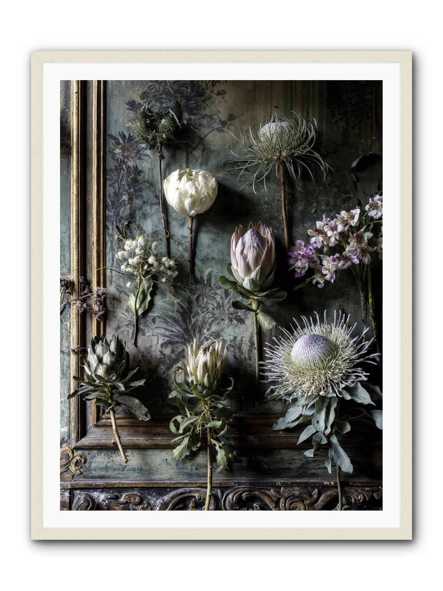 Joy's Beautiful Melancholy -- Framed Print - White 36x48