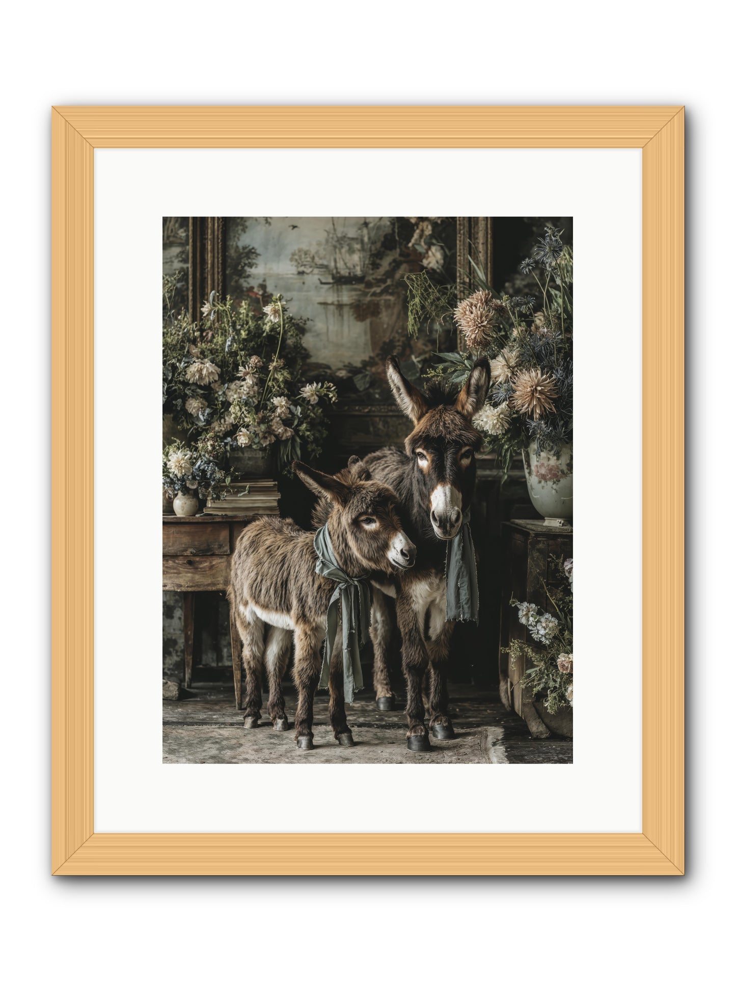 Joy's quiet details -- Framed Print - Natural 12x16