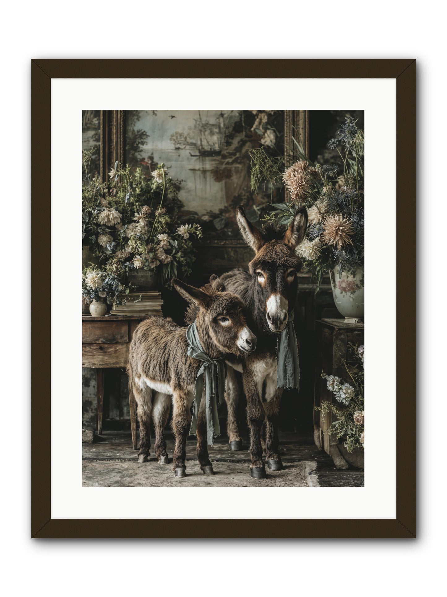 Joy's quiet details -- Framed Print - Black 18x24