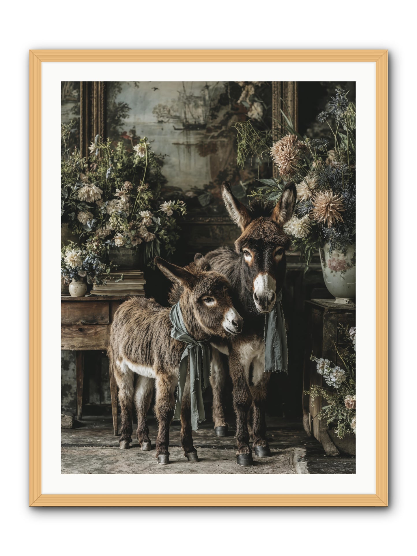 Joy's quiet details -- Framed Print - Natural 30x40