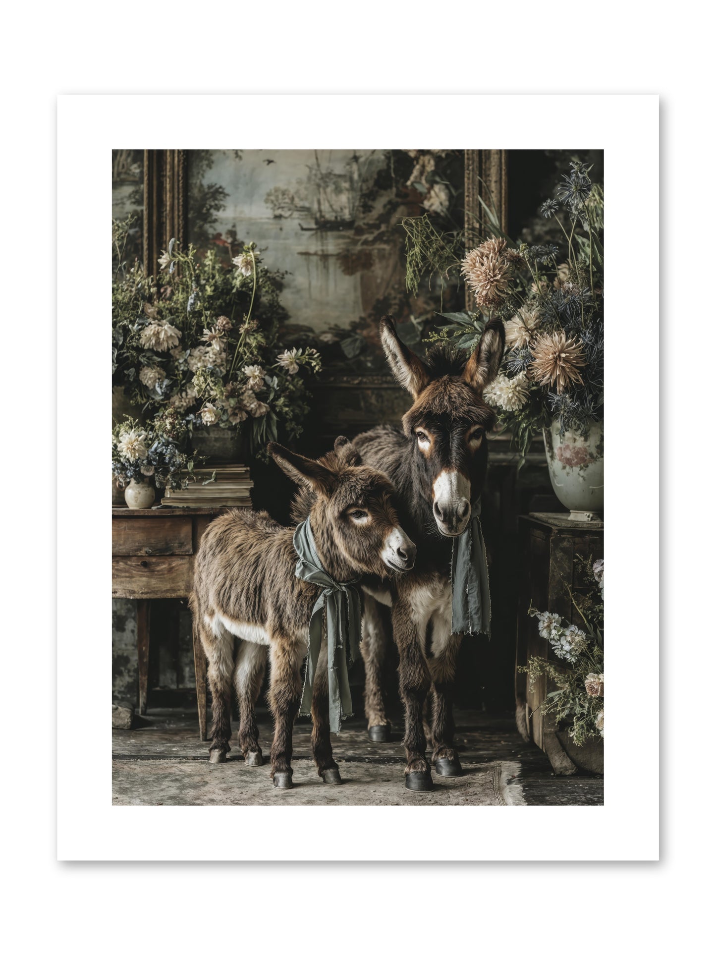 Joy's quiet details -- Loose Canvas Print 9x12