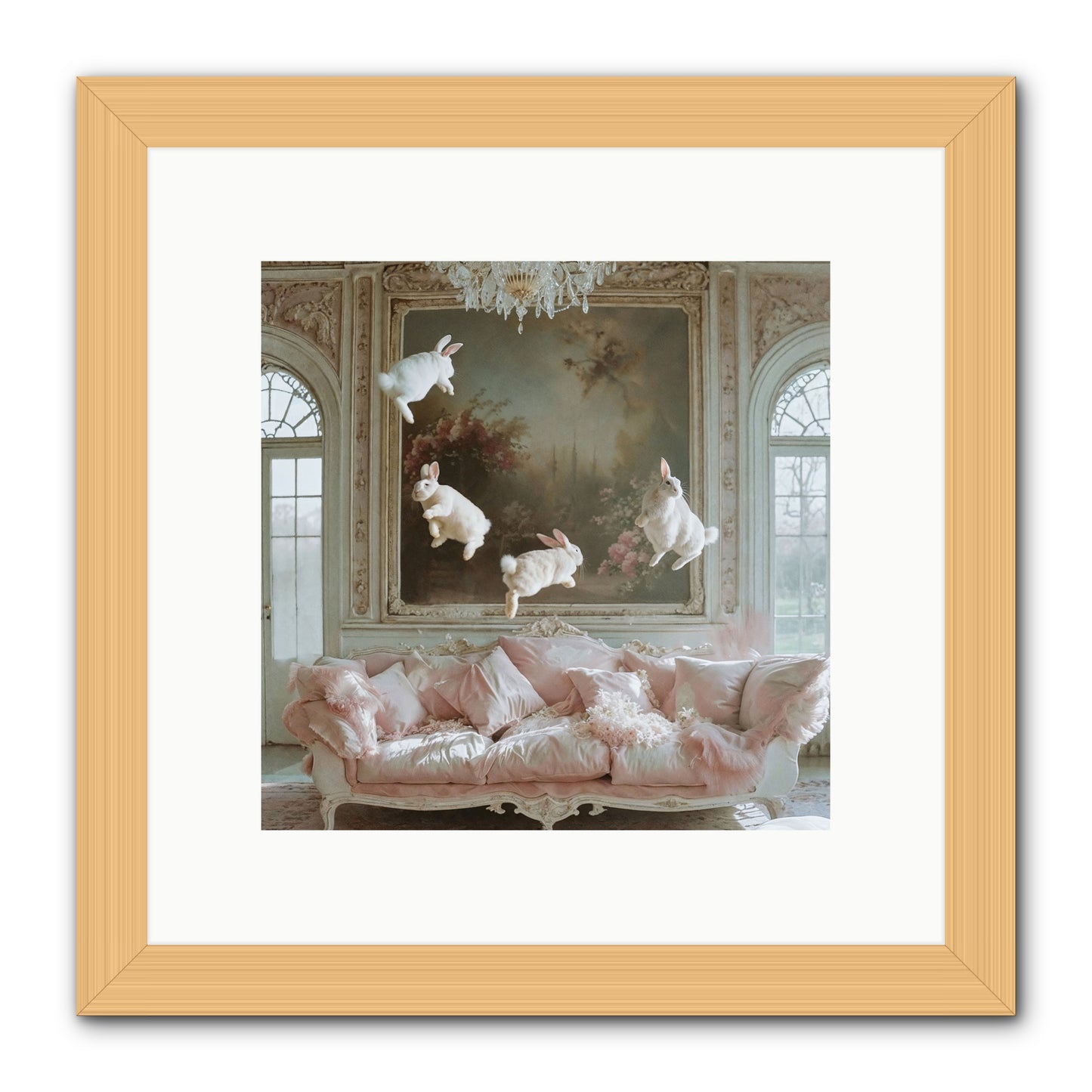 Jubilation -- Framed Print - Natural 10x10