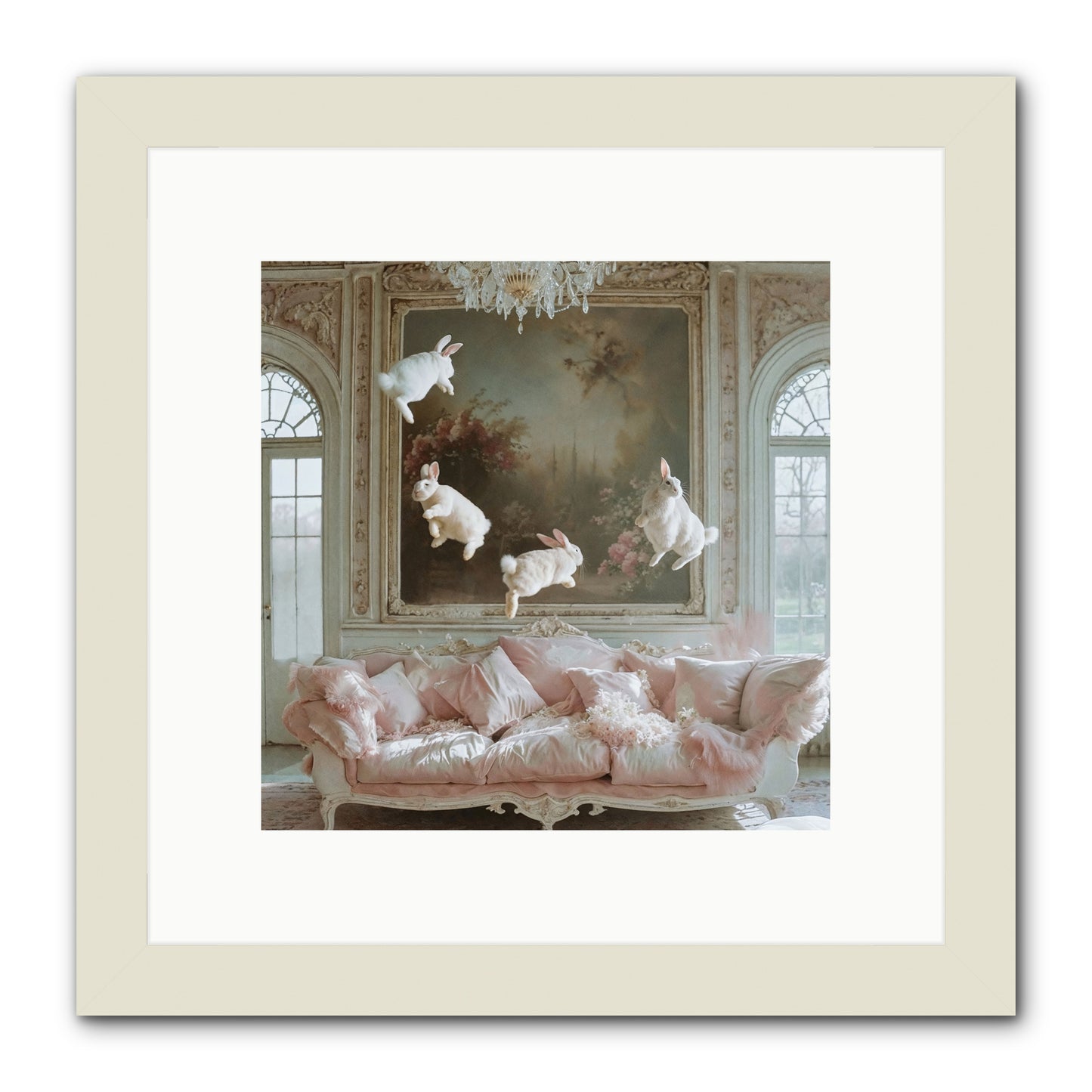 Jubilation -- Framed Print - White 10x10