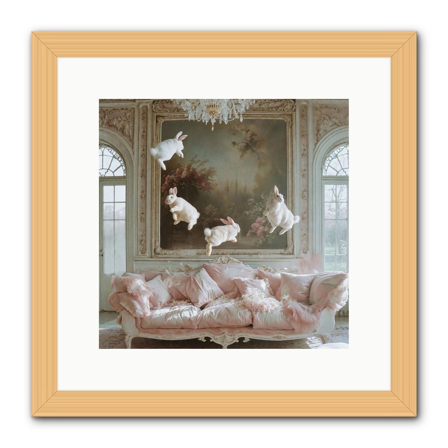 Jubilation -- Framed Print - Natural 12x12