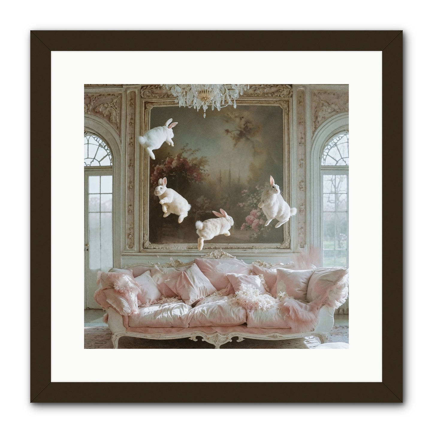 Jubilation -- Framed Print - Black 16x16