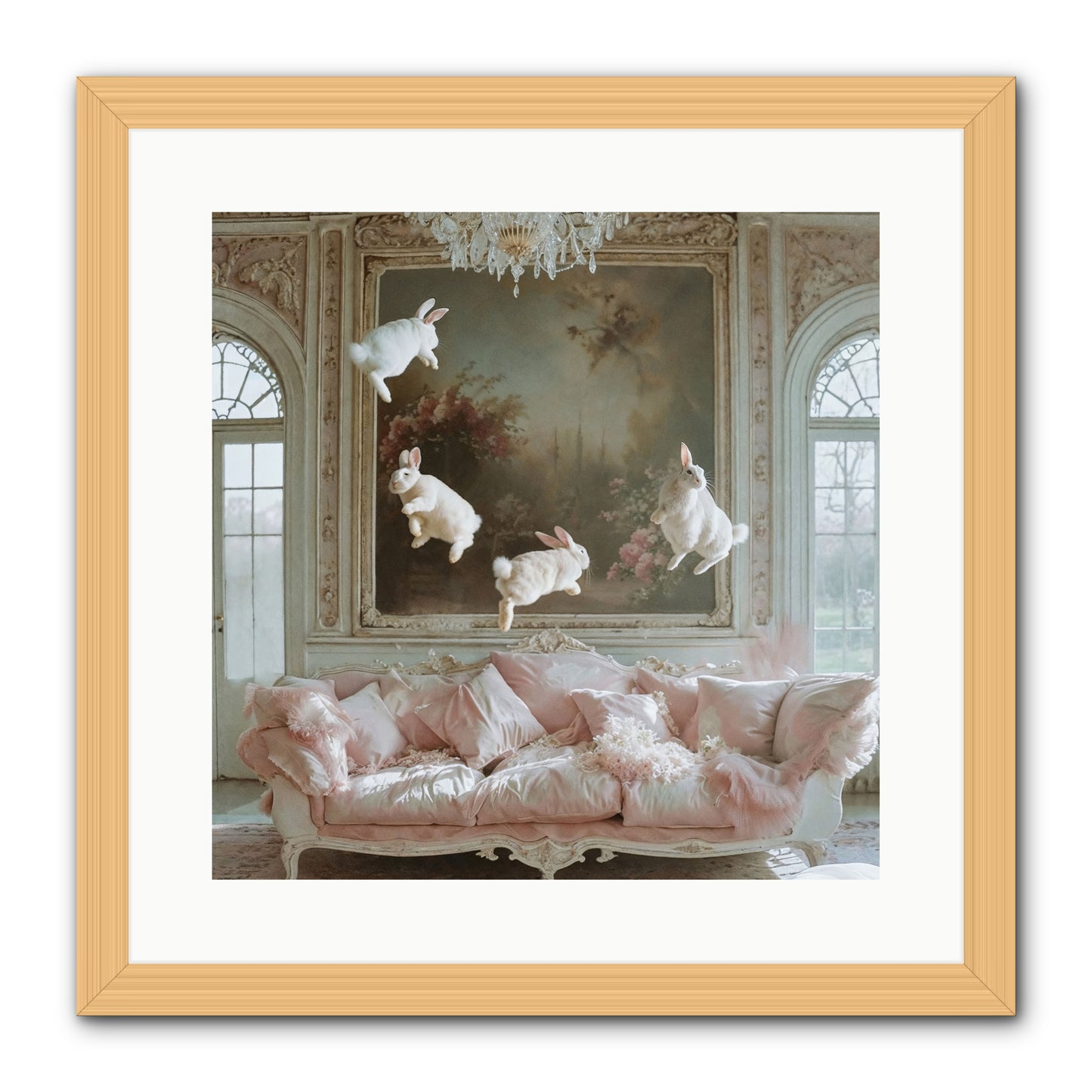 Jubilation -- Framed Print - Natural 16x16